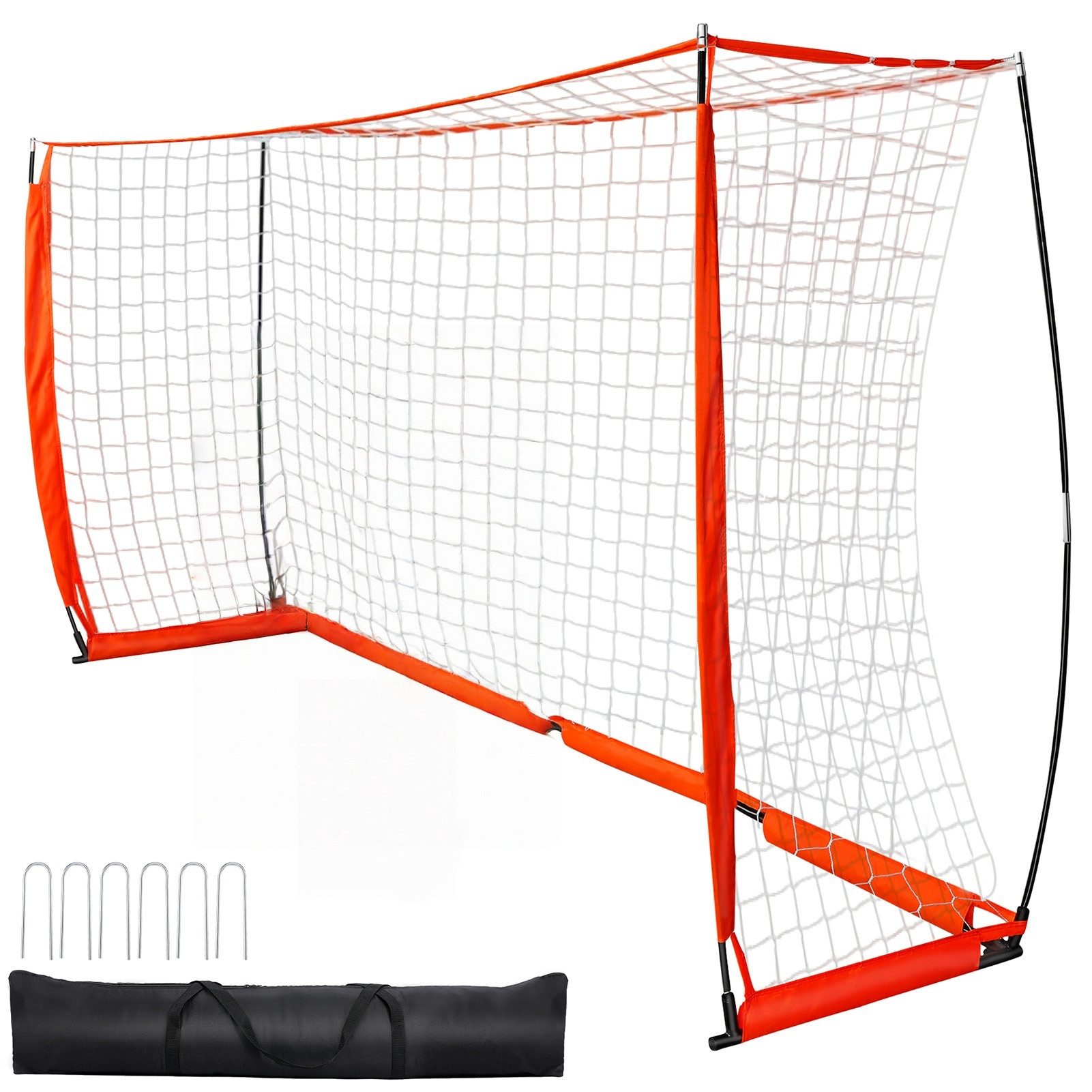 Fußballtor Fußballtor-Set 12x6 Fuß (365,76x182,88 cm) tragbares Fußballtornetz