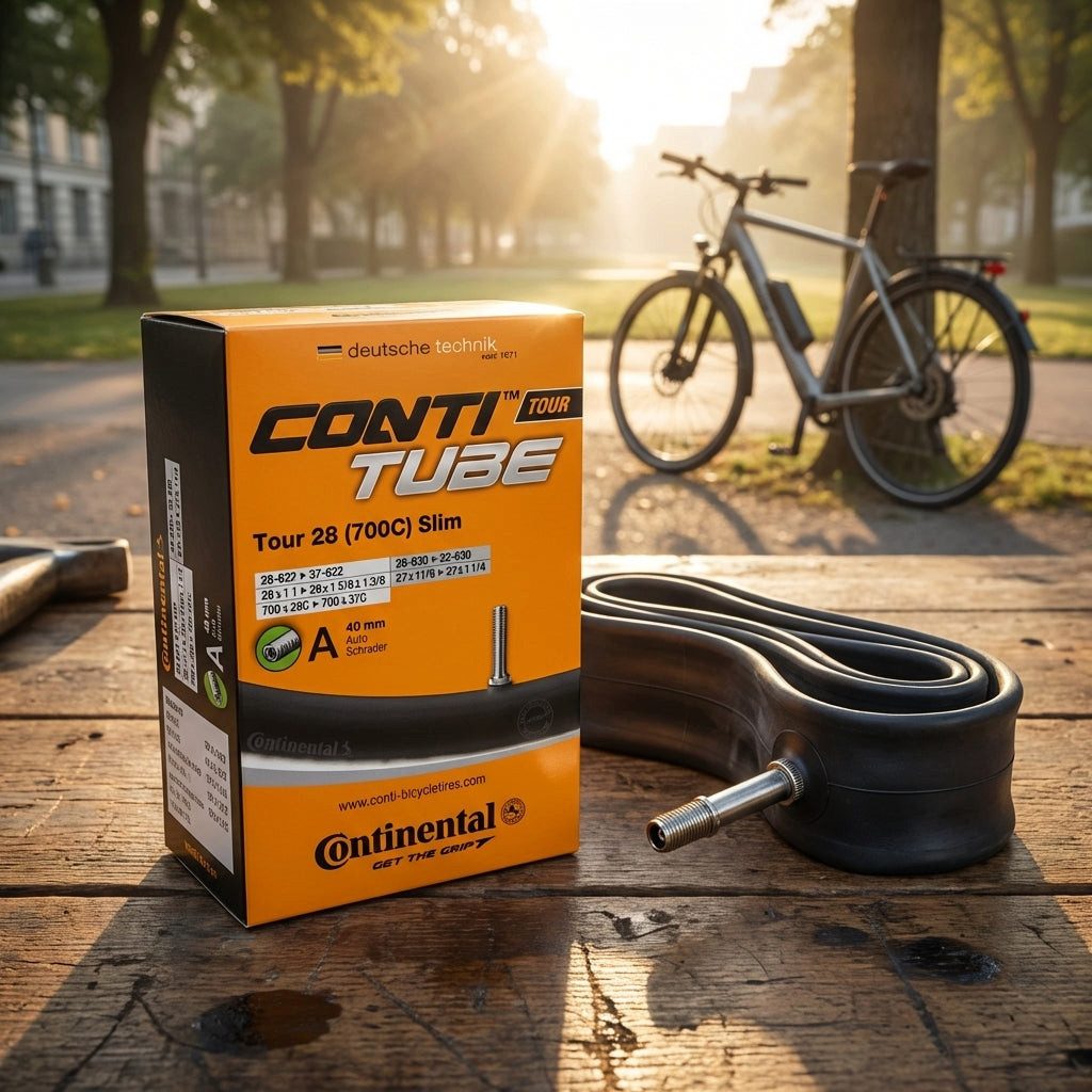 CONTINENTAL Fahrradschlauch Continental Schlauch Conti Tour 28 Slim 28-37/622-642 AV 40mm - 28 Zol
