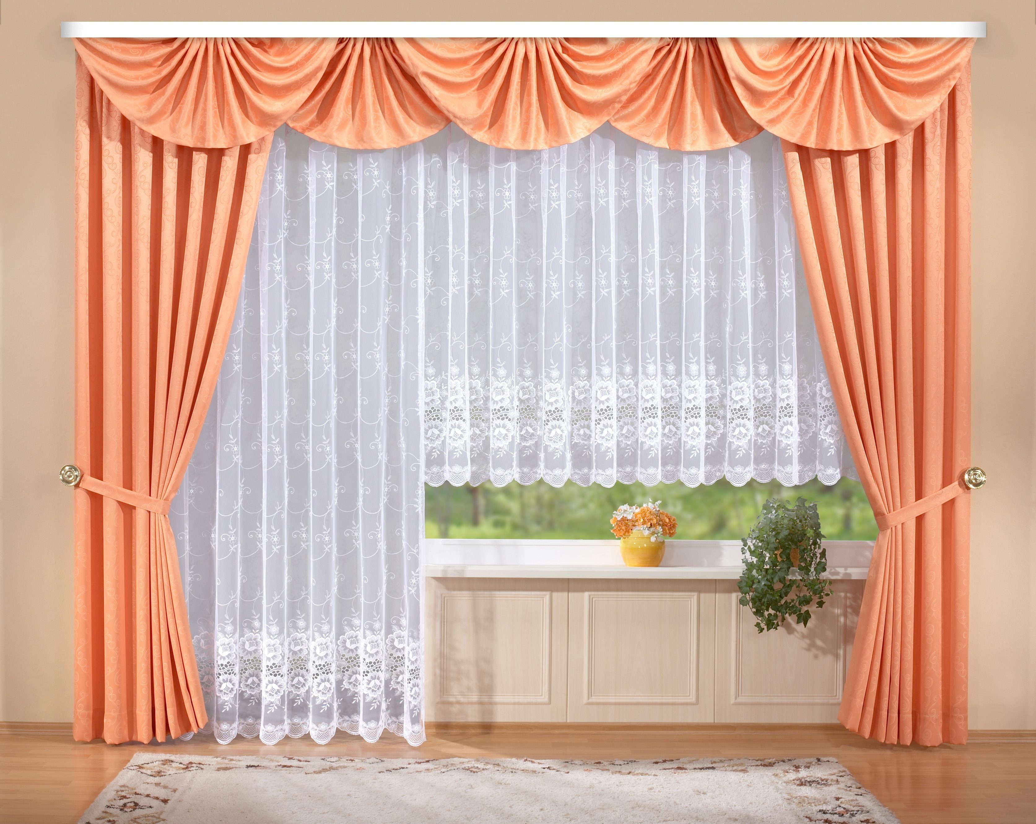 Stickereien Plauen Gardine Bianca (1 St), Kräuselband, transparent, veredel günstig online kaufen