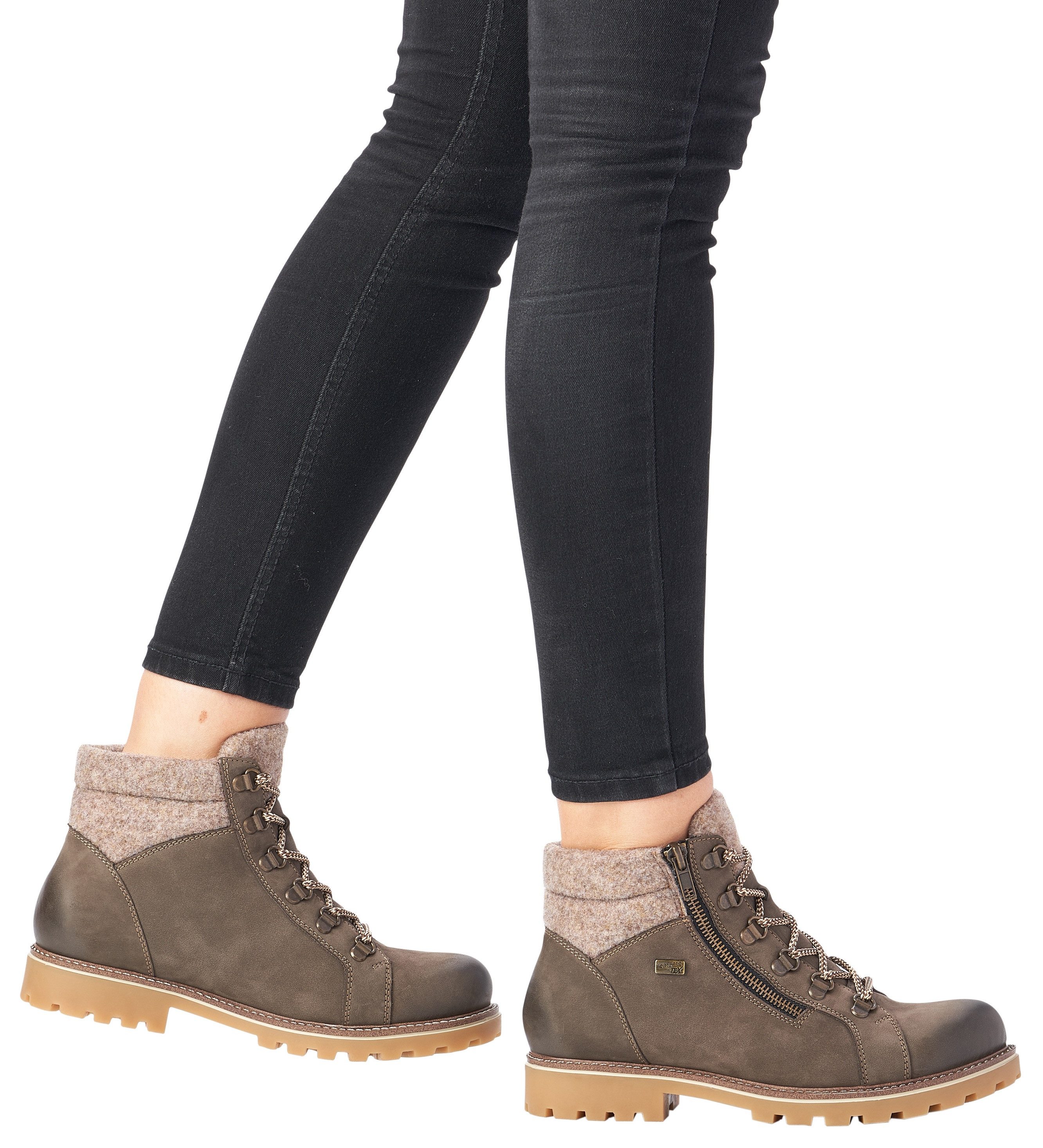 Remonte Winterboots, Blockabsatz, Outdoorschuh, Schnürschuh im günstig online kaufen