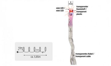 Hellum LED-Lichterkette LED-Lauflicht-Lichterkette 40 BS bunt/transparent innen