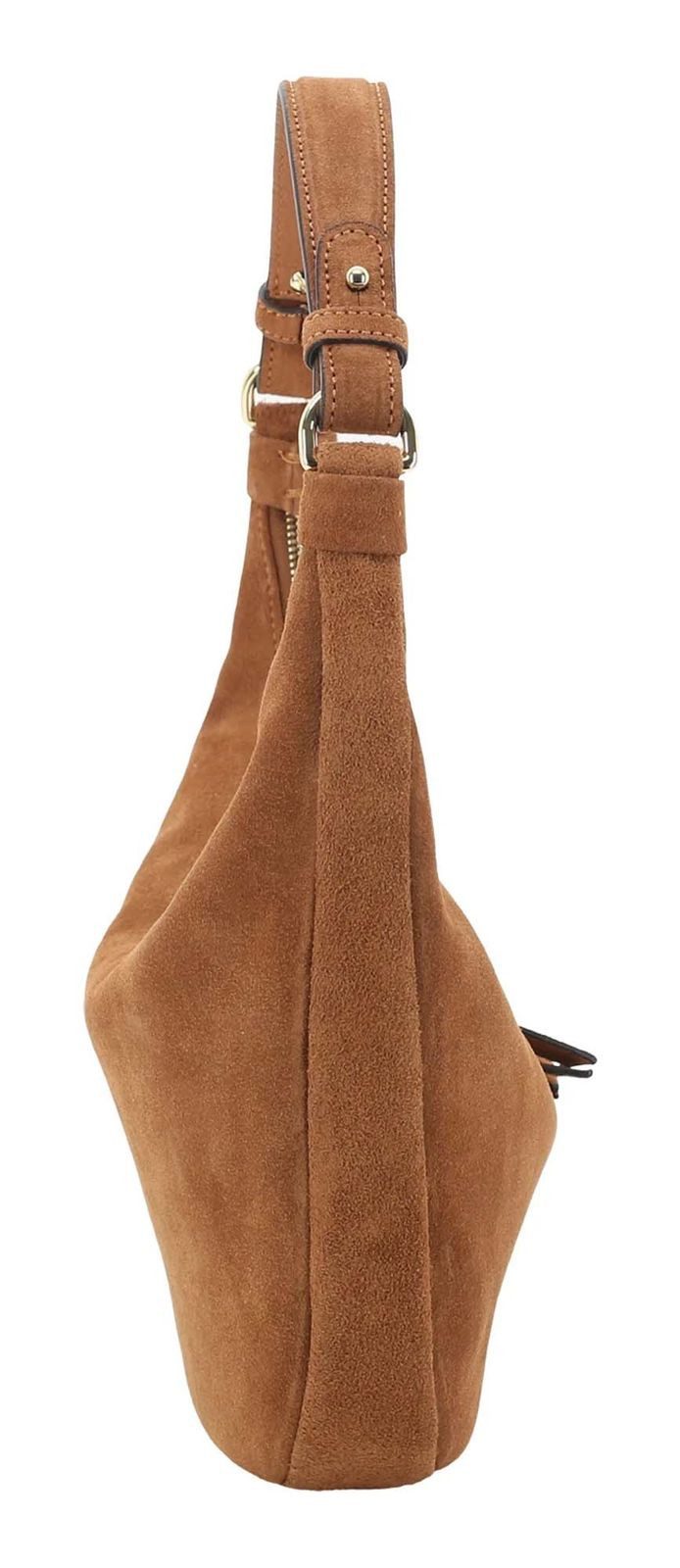 Abro Schultertasche Hobo Bag Nana Mini, aus echtem Leder