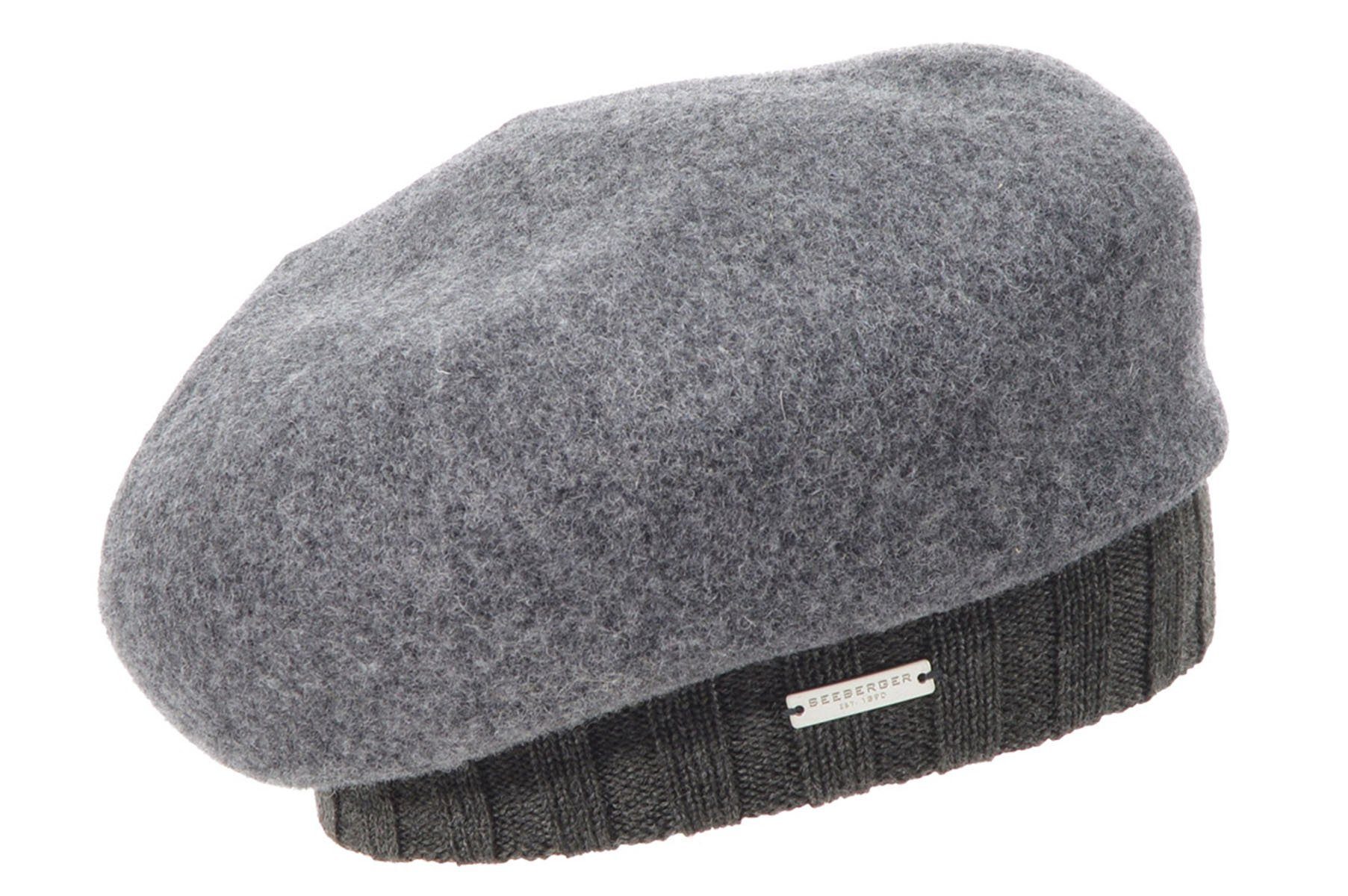 Seeberger Baskenmütze Walk Baskenmütze mit Strickbund günstig online kaufen