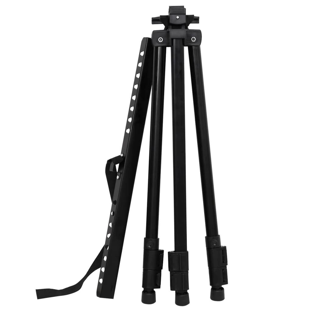 vidaXL Magnettafel Staffelei Verstellbar Schwarz Metall günstig online kaufen