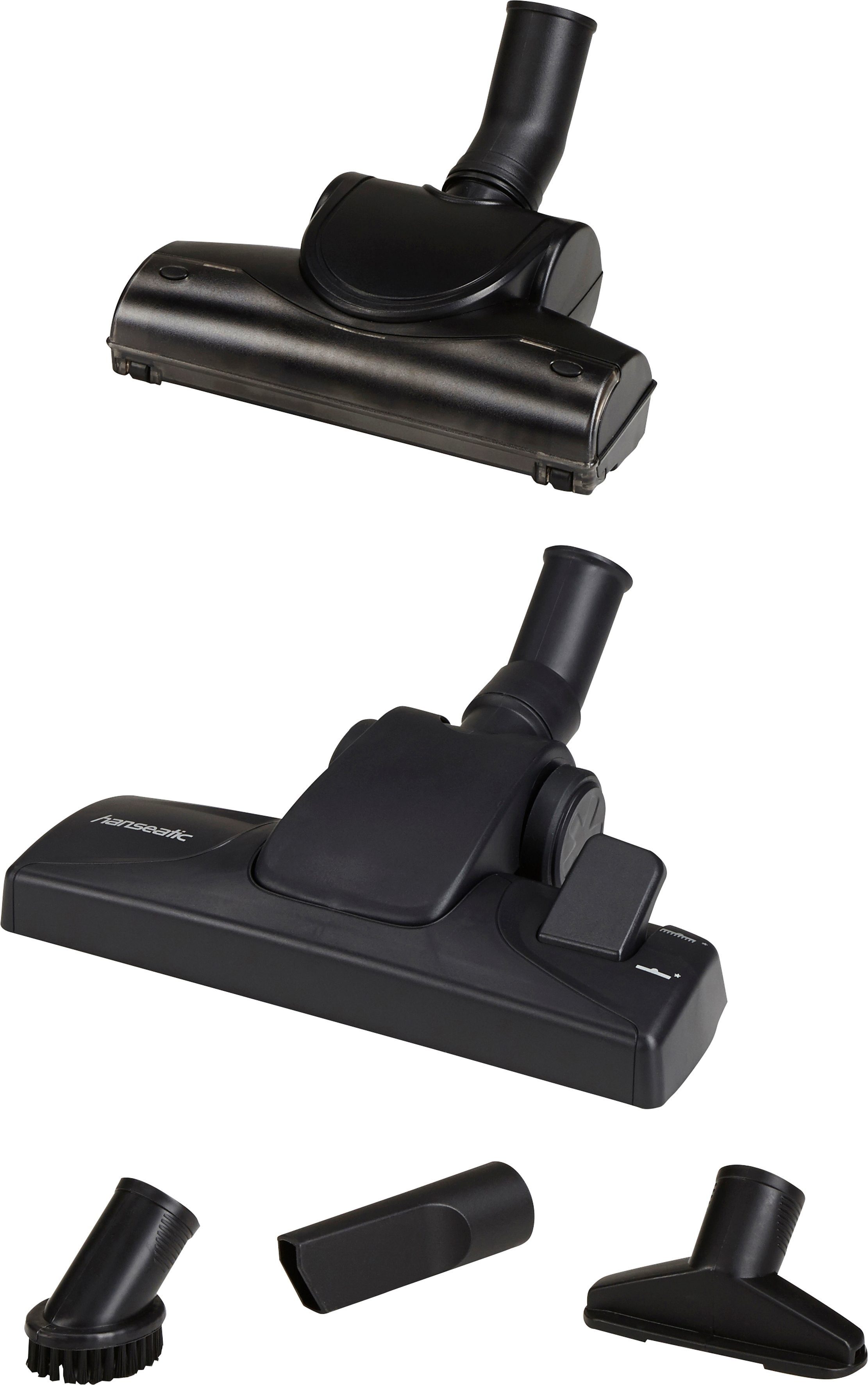 Hanseatic Bodenstaubsauger Edition 20-CJ132WT-060, hohe Saugkraft dank Zyklonentechnologie, 600 W, beutellos, Hygienefilter, großes Zubehör mit Turbodüse, 7,5m Radius