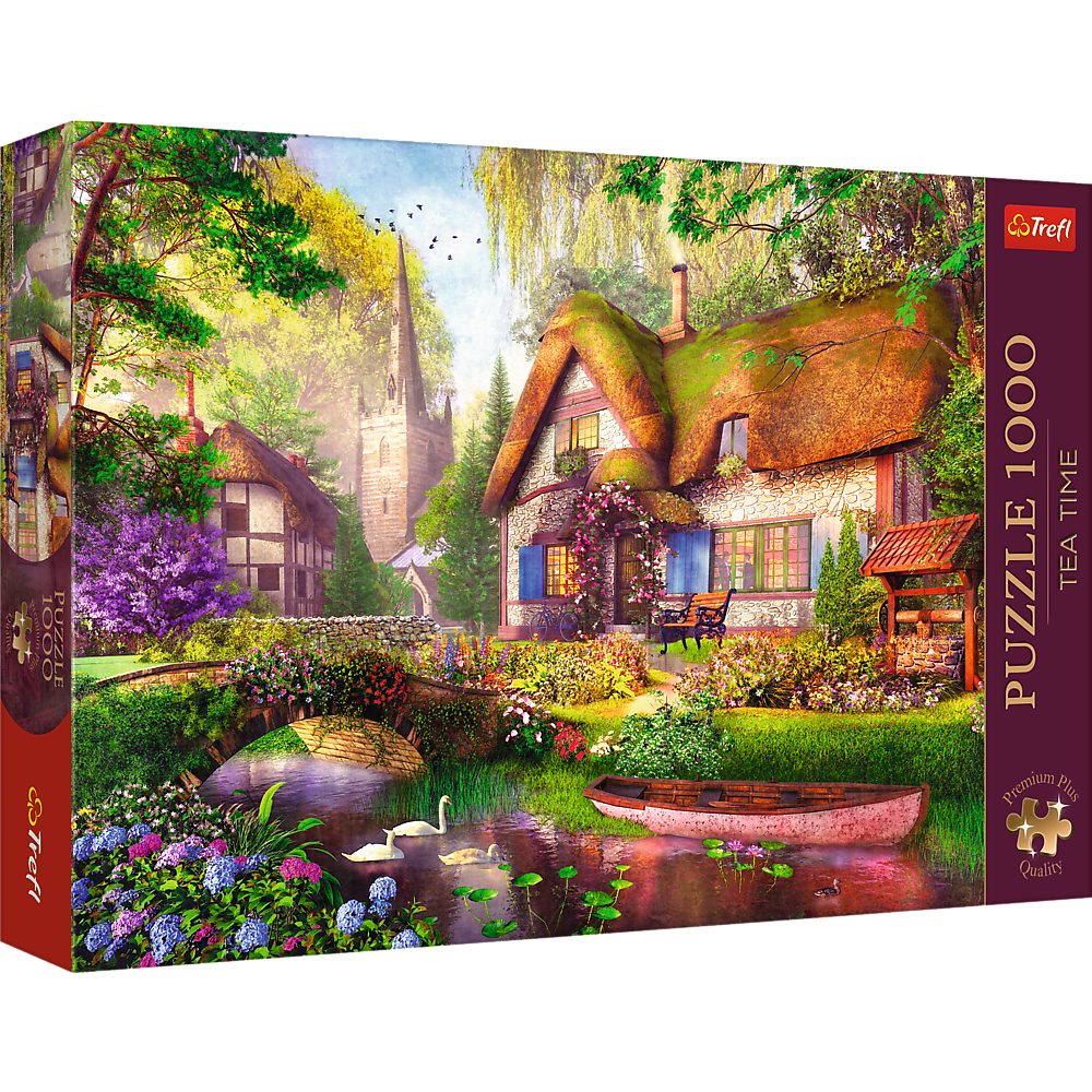 Trefl Puzzle Trefl, Eine Hütte im Wald, 1000 Teile Premium Plus Puzzle, 100 günstig online kaufen