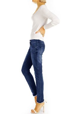 be styled Straight-Jeans low waist Damenjeans, coole relaxed boyfriend Hosen j7g-2 5-pocket