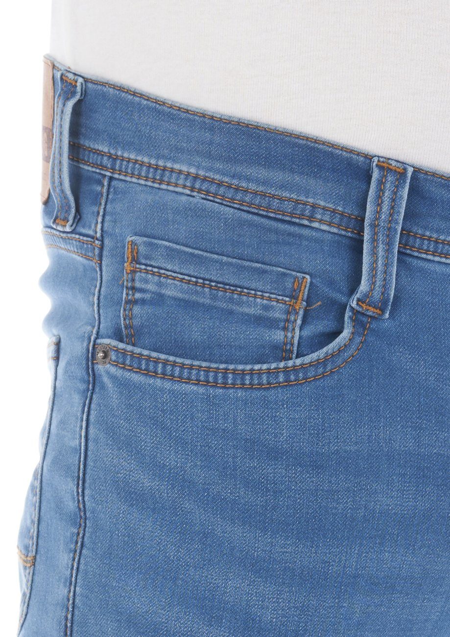 X MUSTANG Jeanshose K Tapered-fit-Jeans mit Stretch Oregon Denim Real Fit (312) Blue Herren Tapered Medium Slim Denim Hose