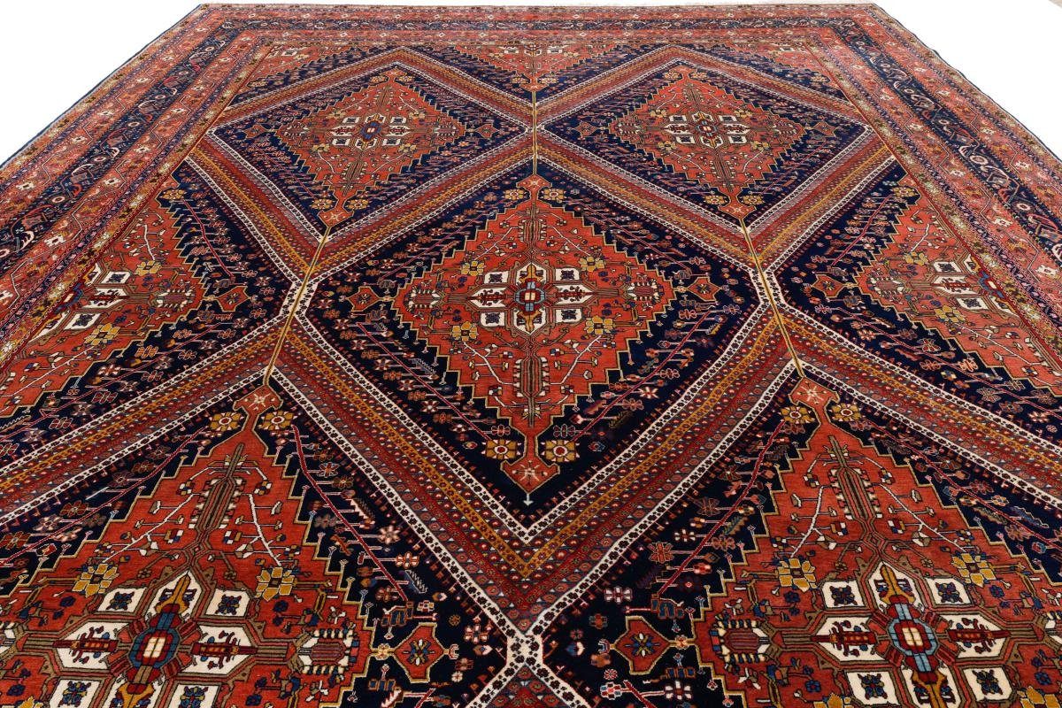 Orientteppich Ghashghai 349x502 Handgeknüpfter Perserteppich, Höhe: 12 rechteckig, Nain Orientteppich Trading, mm 