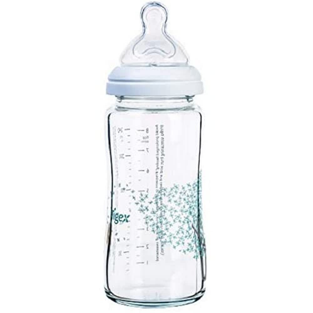 Tigex Babyflasche Tigex Babyflasche aus Glas 240ml 0-6 M Multiflow