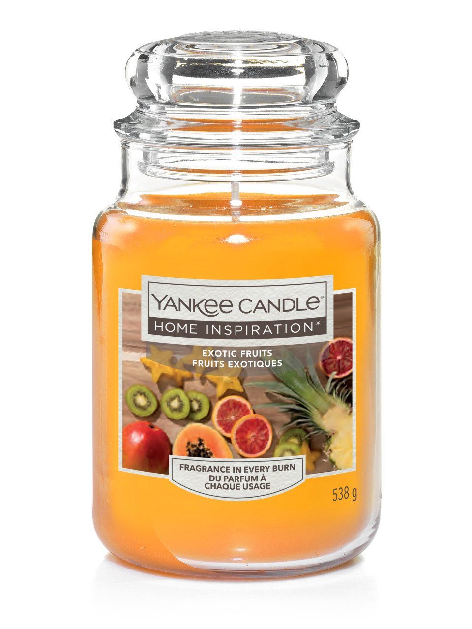 Yankee Candle Duftkerze Yankee Candle Duftkerze Großes Glas Exotic Fruits