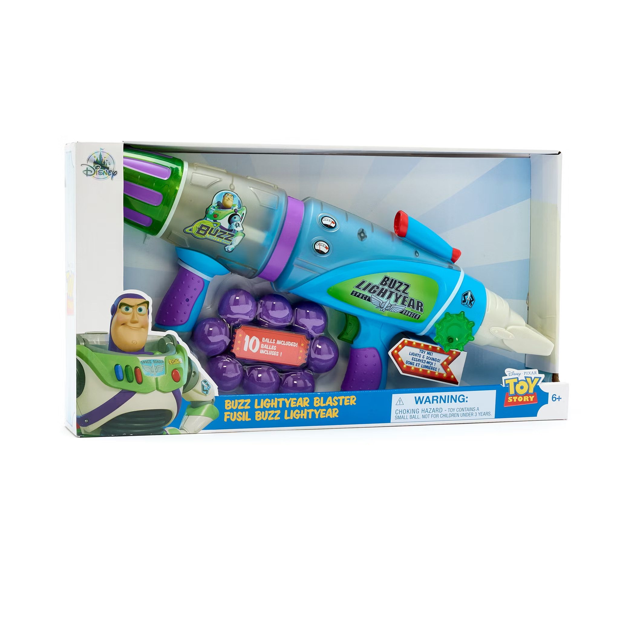 Disney Blaster XL Blaster Toy Story - Buzz Lightyear - Nachtleuchtend Disneyland