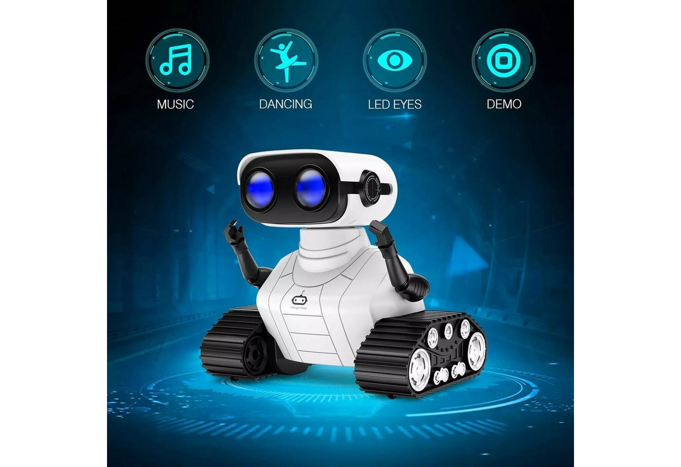Thumbnail - RWEUOQ RC-Roboter Elektrischer Wiederaufladbares Ferngesteuertes Roboter Spielzeug (RC-Roboter, Wiederaufladbares Fernge...