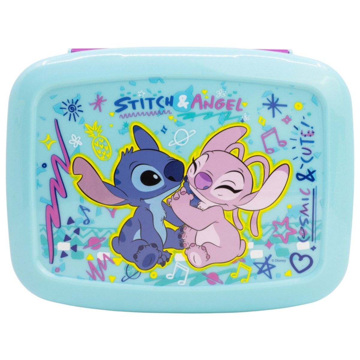 Storline Lunchbox Lilo & Stitch Brotdose Kinder Lunchbox, Sandwichbox, Frühstücksbox, Plastik