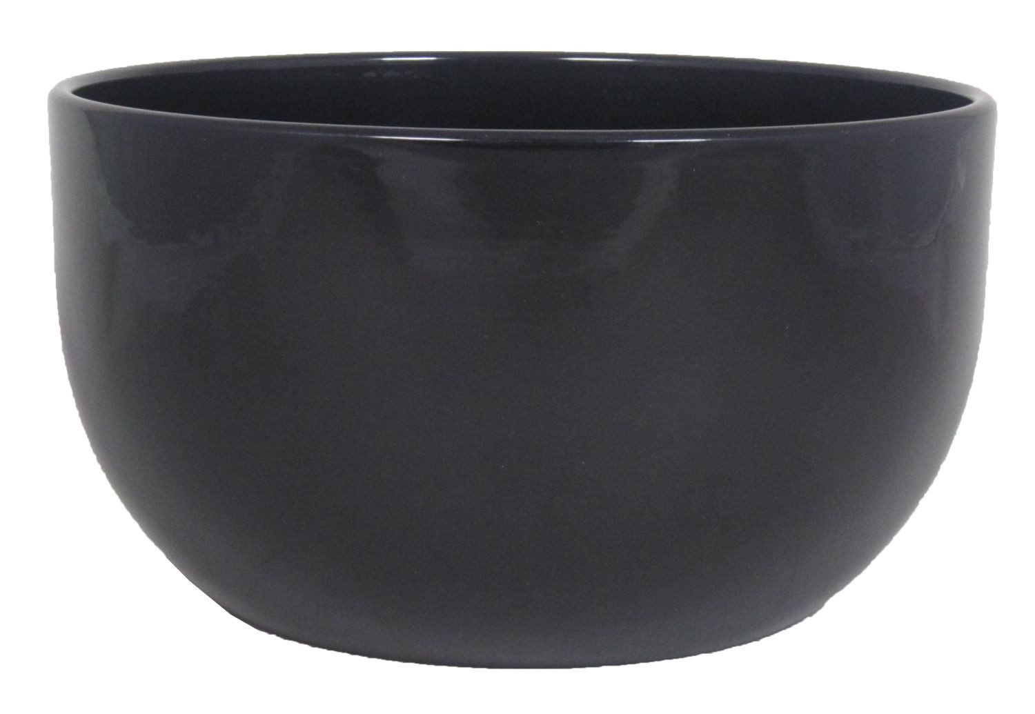 INNA-Glas Pflanzschale Keramik Pflanzenschale, Ø26cm, 14cm, schwarz