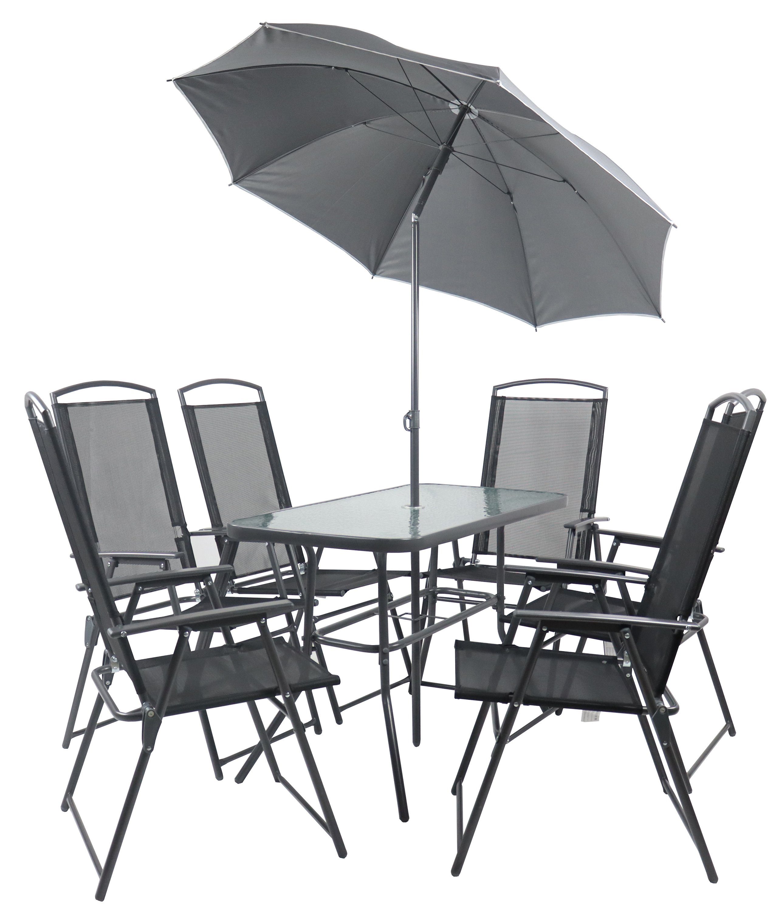 VCM Garten-Essgruppe 7-tlg Sitzgruppe Gartenmöbel Tisch günstig online kaufen