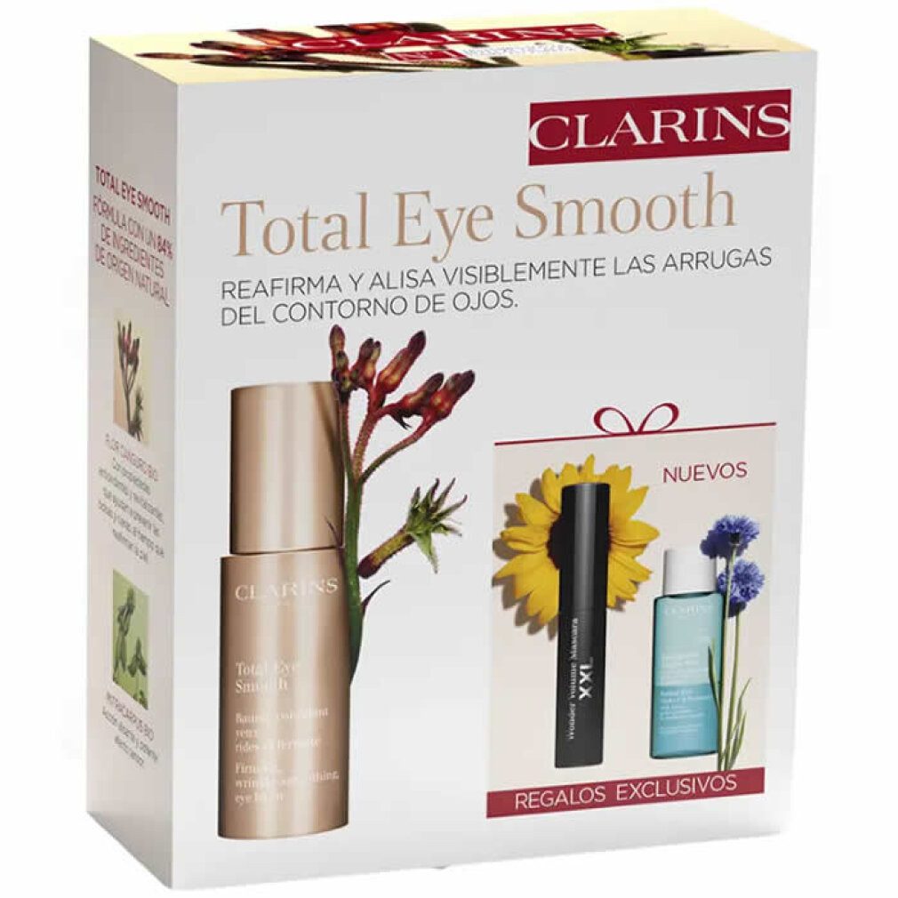 Clarins Hautpflege-Set TOTAL EYE SMOOTH CASE 3 Stück