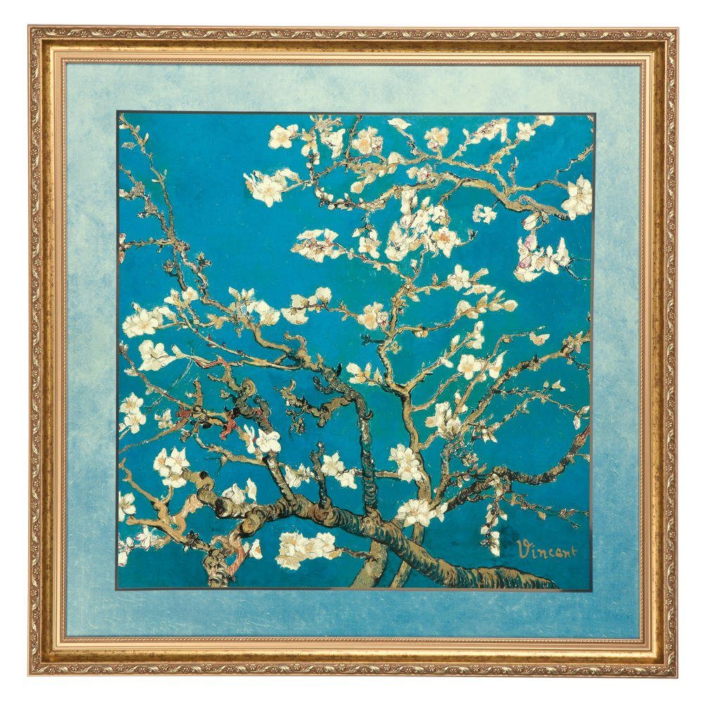 Goebel Wanddekoobjekt Mandelbaum Blau - Van Gogh Wandbild