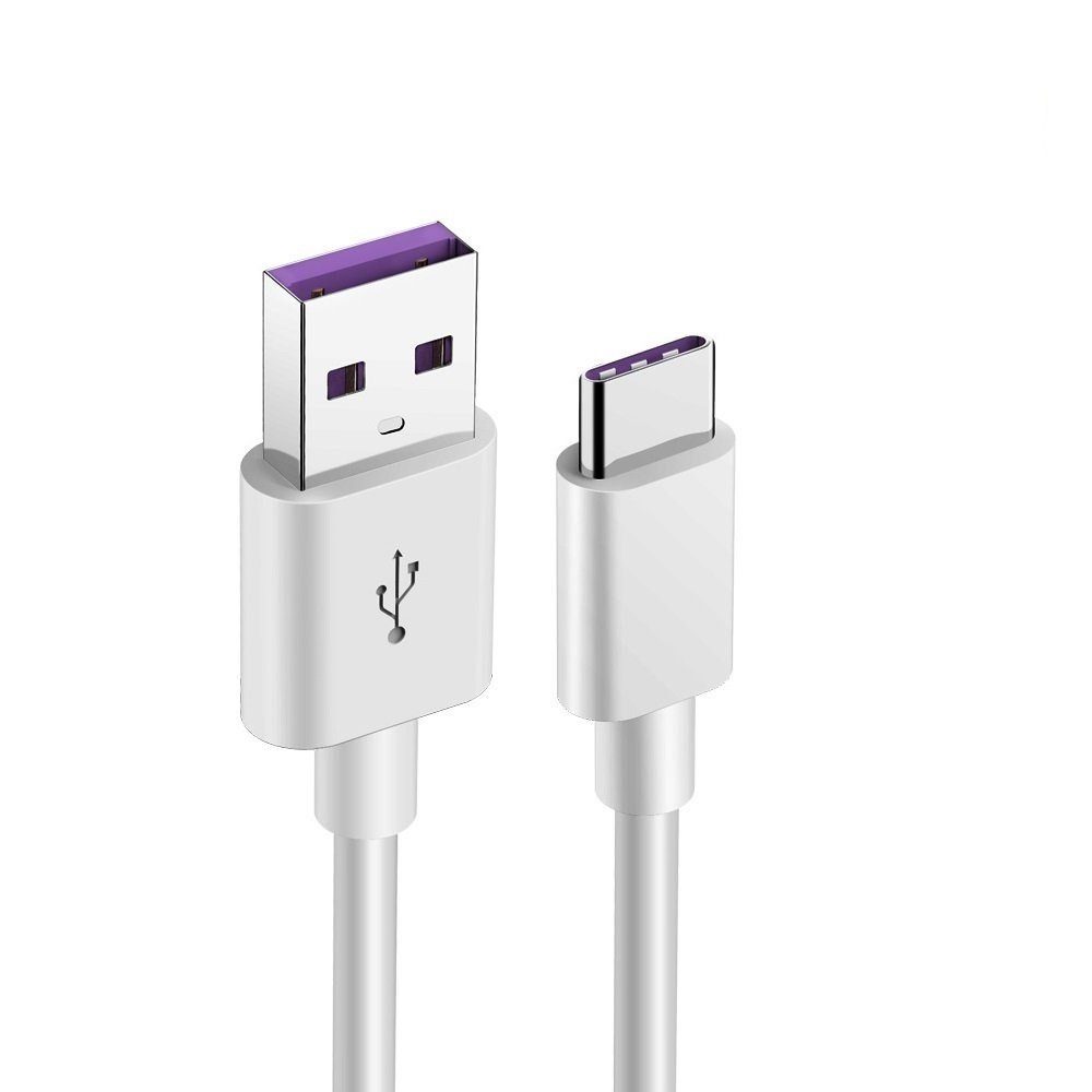 Universal USB Typ C 3.1 Schnell Datenkabel Ladekabel Kabel Flach Geflochten PVC 