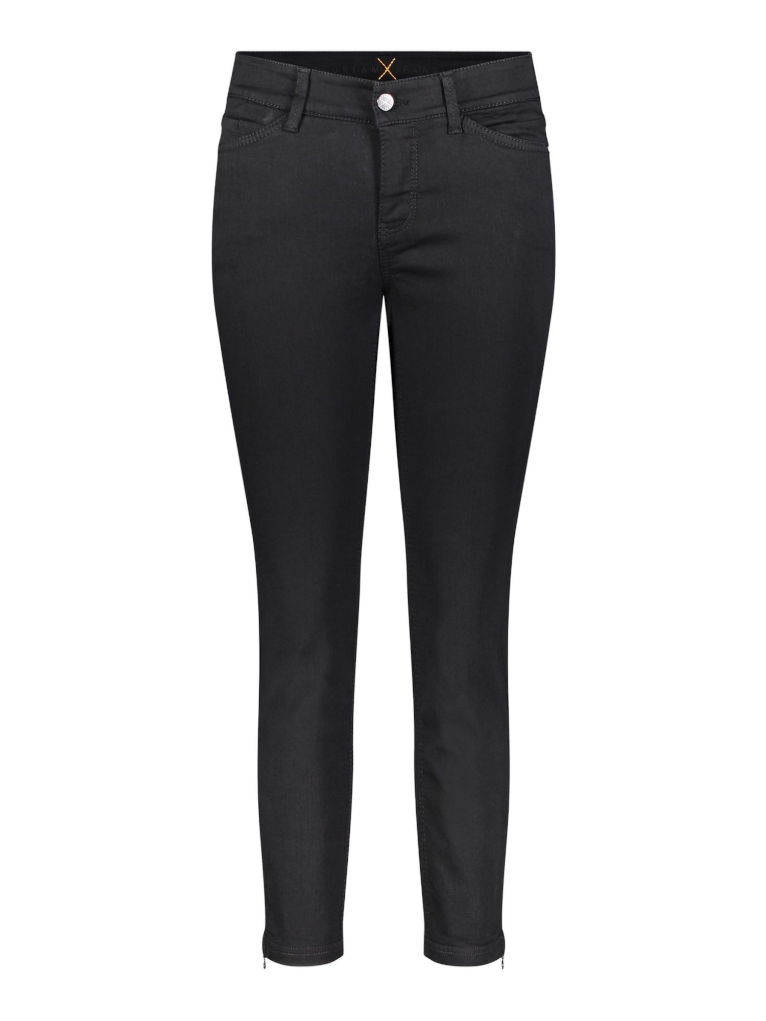 MAC 5-Pocket-Jeans schwarz,Casual,Baumwolle,Unifarben,Skinny