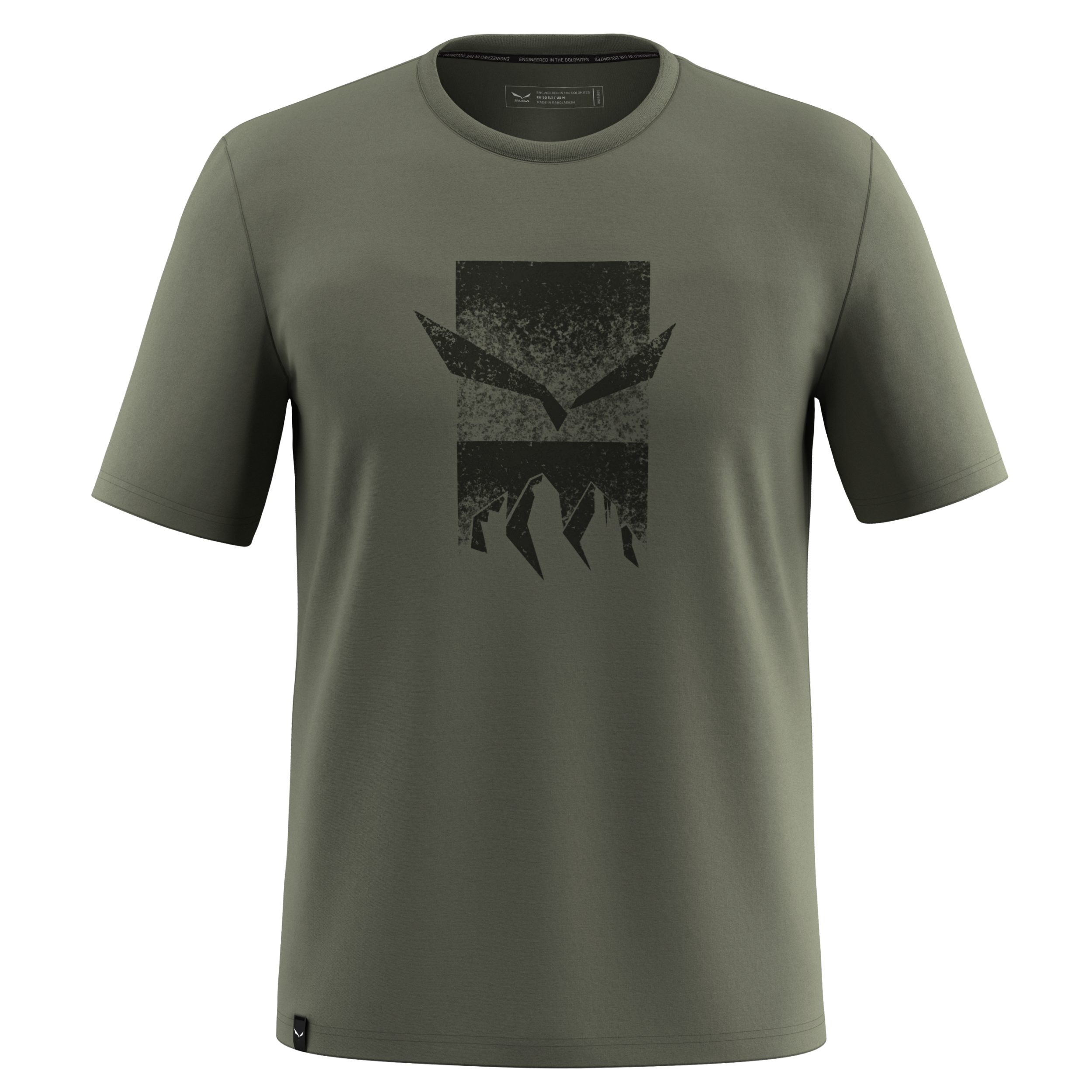 Salewa Funktionsshirt EAGLE 3CIME T-SHIRT M FADED GREEN