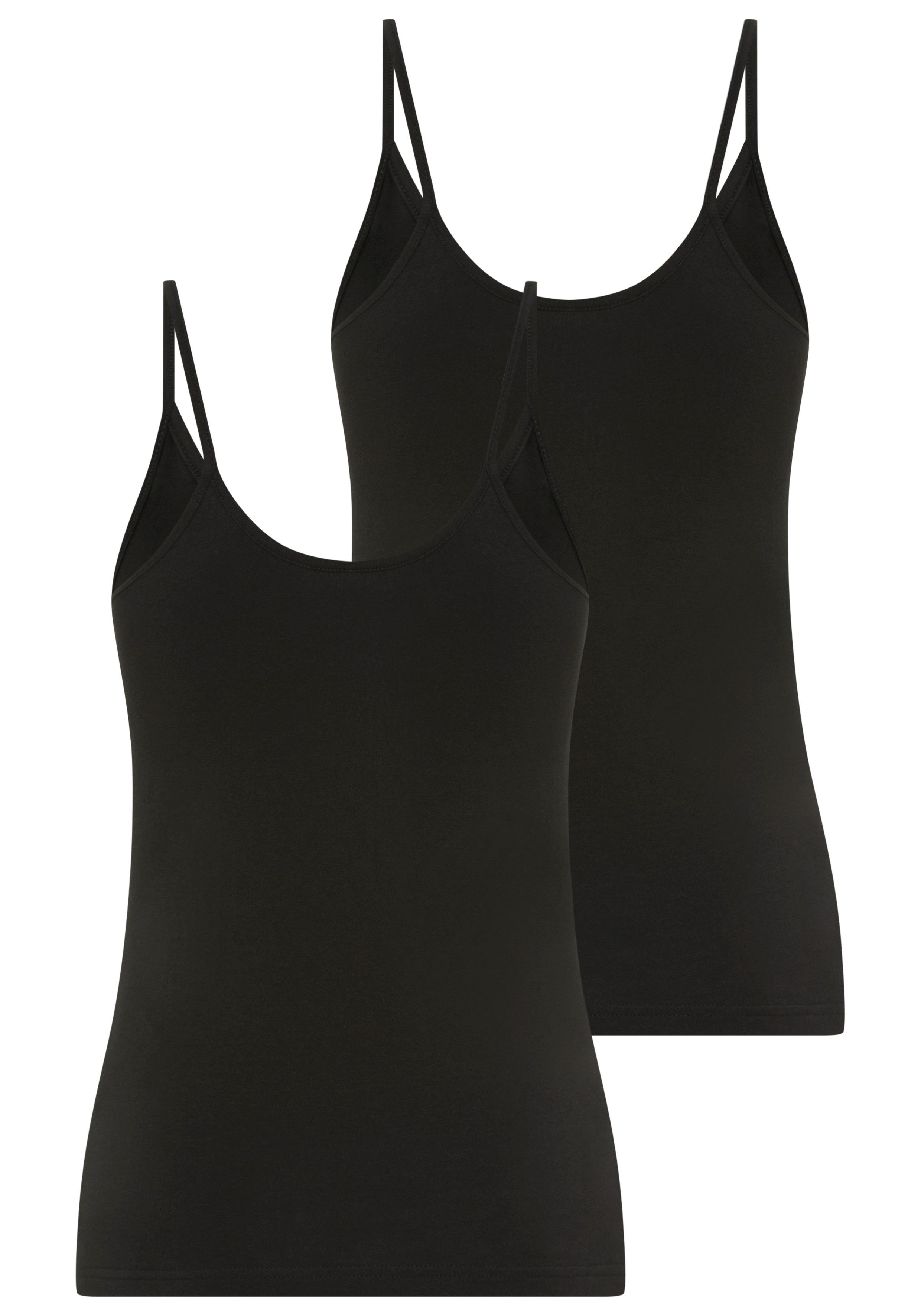 YSABEL MORA Spaghettitop (2er Pack) Baumwollmix, elastisch, atmungsaktiv, w günstig online kaufen