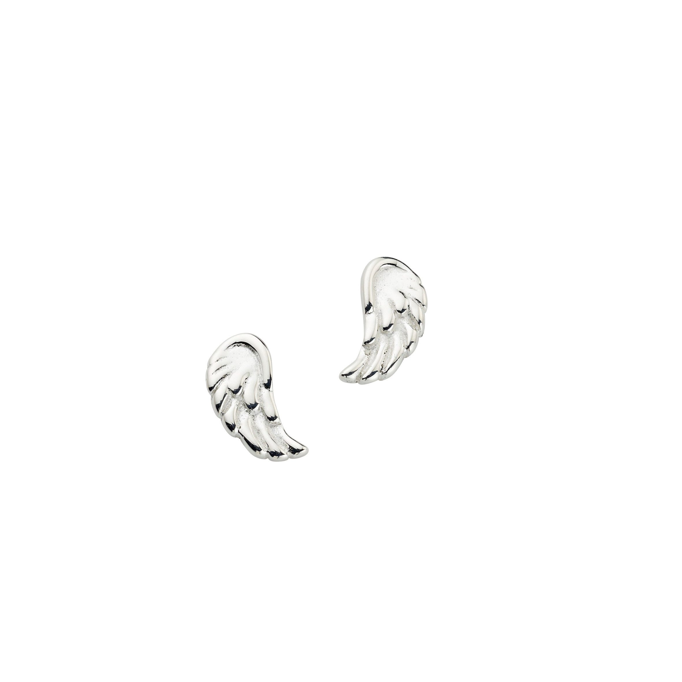Firetti Paar Ohrstecker Schmuck Geschenk Silber 925 Ohrschmuck Ohrringe Flügel