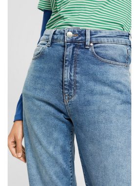 Esprit Collection Weite Jeans Stretch-Jeans aus Bio-Baumwolle