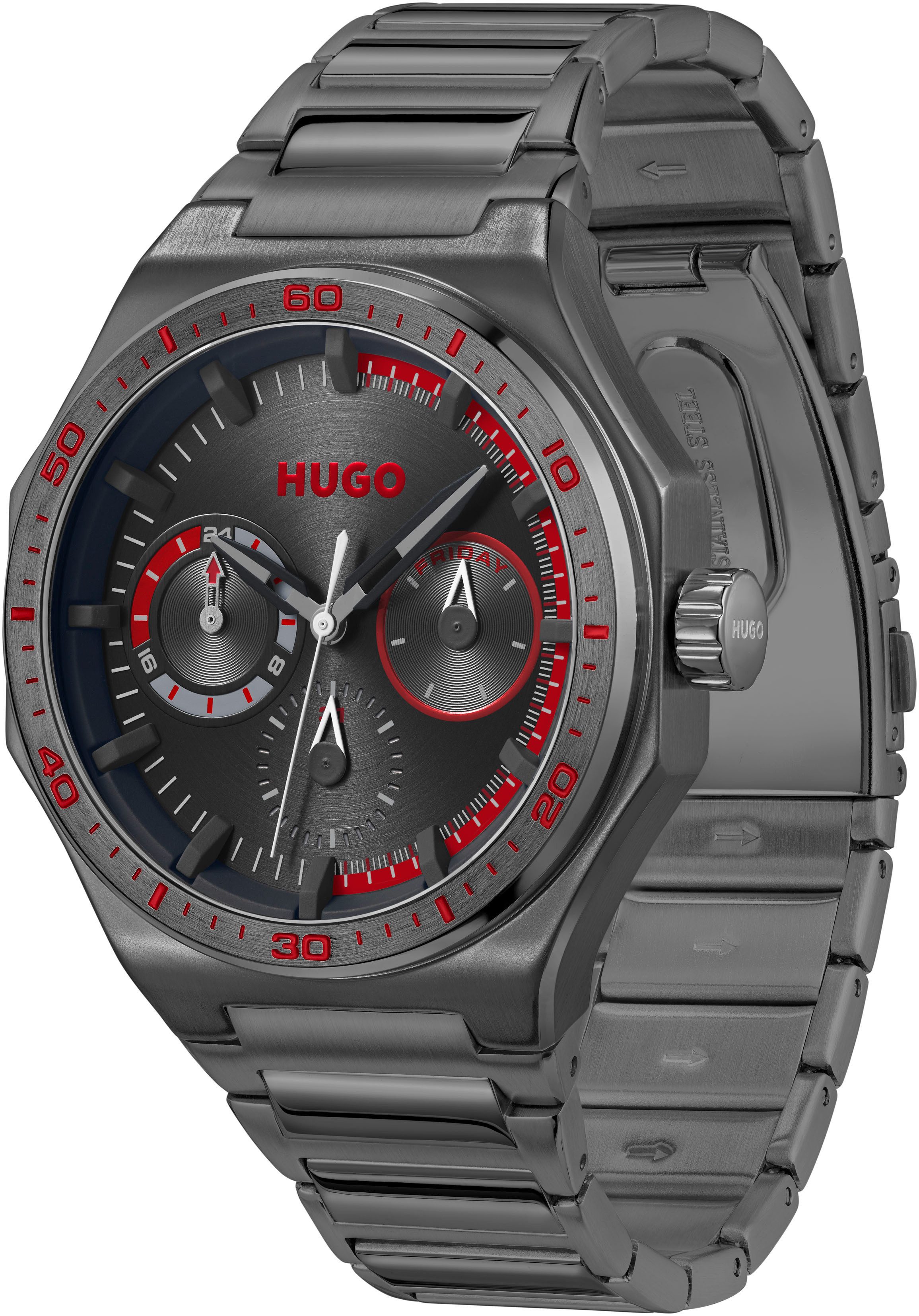 HUGO Multifunktionsuhr #GRAIL SPORT 1530401, Quarzuhr, günstig online kaufen