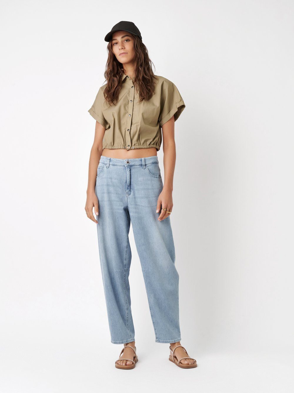 ROSNER 5-Pocket-Jeans Mara_375 mit konischem Beinverlauf günstig online kaufen