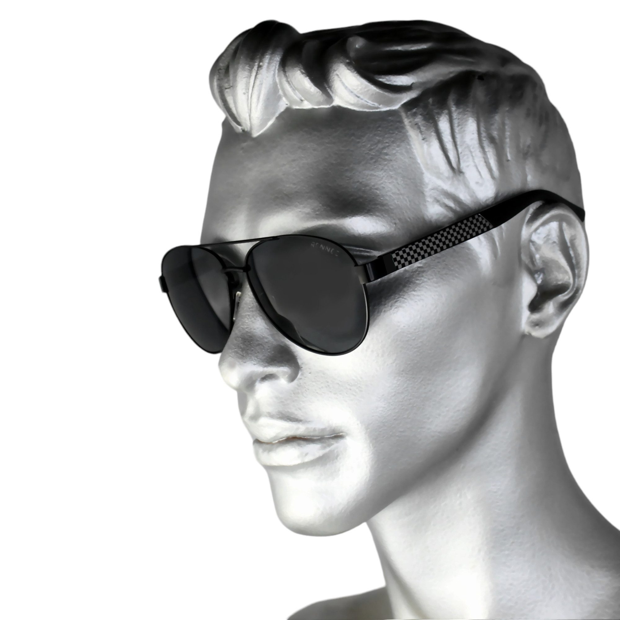 Rennec Sonnenbrille (Große XL Pilotenbrille Markenbrille mit Brillenbeutel) günstig online kaufen