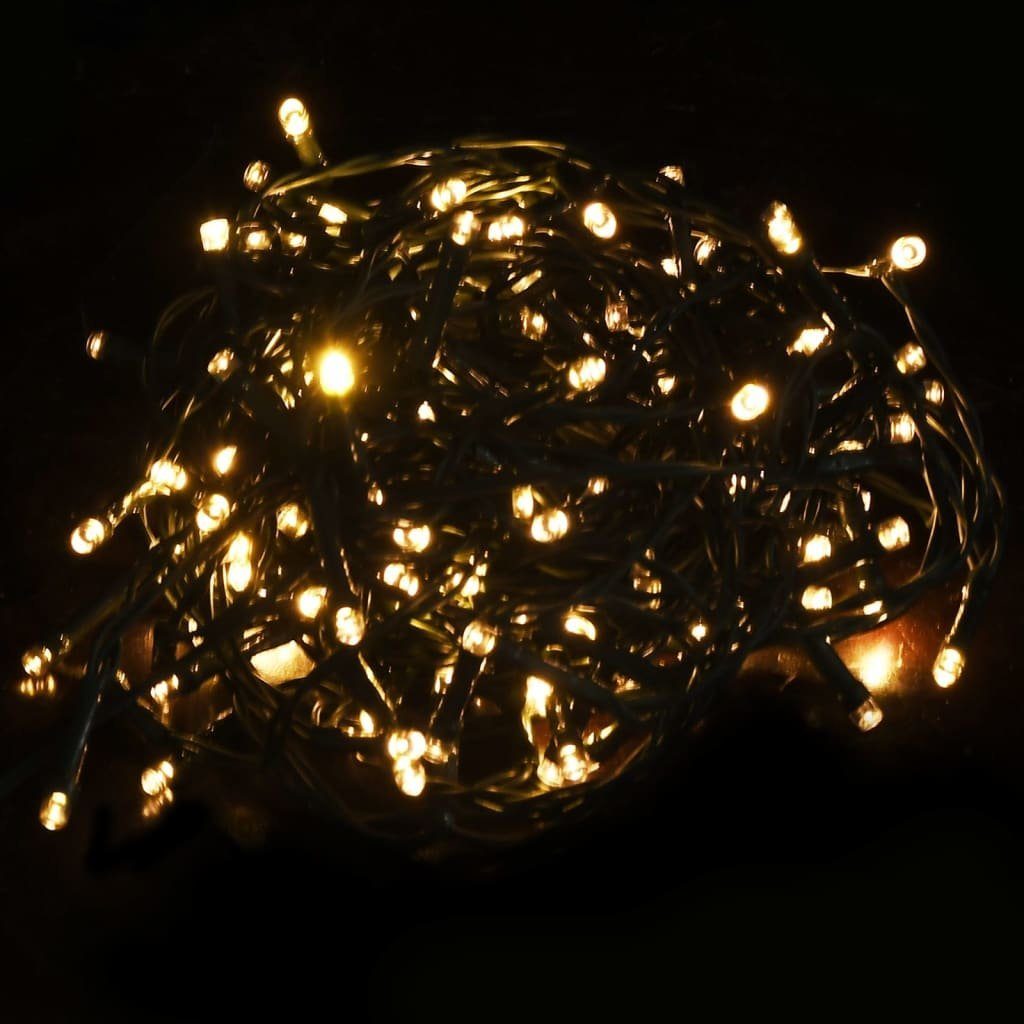 Girlanden LEDs Weihnachtsgirlande 5 m mit vidaXL Beschneit Grün PVC