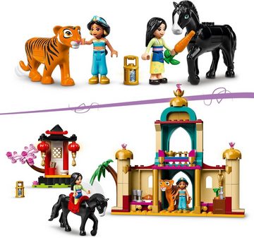 LEGO® Konstruktionsspielsteine Jasmins und Mulans Abenteuer (43208), LEGO® Disney, (176 St)