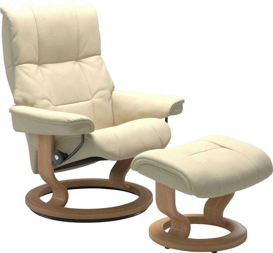 Stressless® Relaxsessel Mayfair (Set, Relaxsessel mit Hocker), mit Hocker, mit  Classic Base, Größe S, M & L, Gestell Eiche