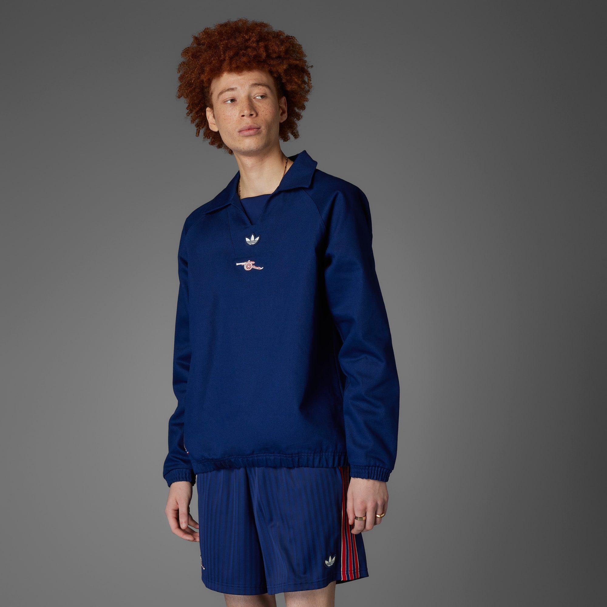 adidas Originals Kapuzenpullover FC ARSENAL TERRACE ICONS DRILL OBERTEIL (1-tlg)