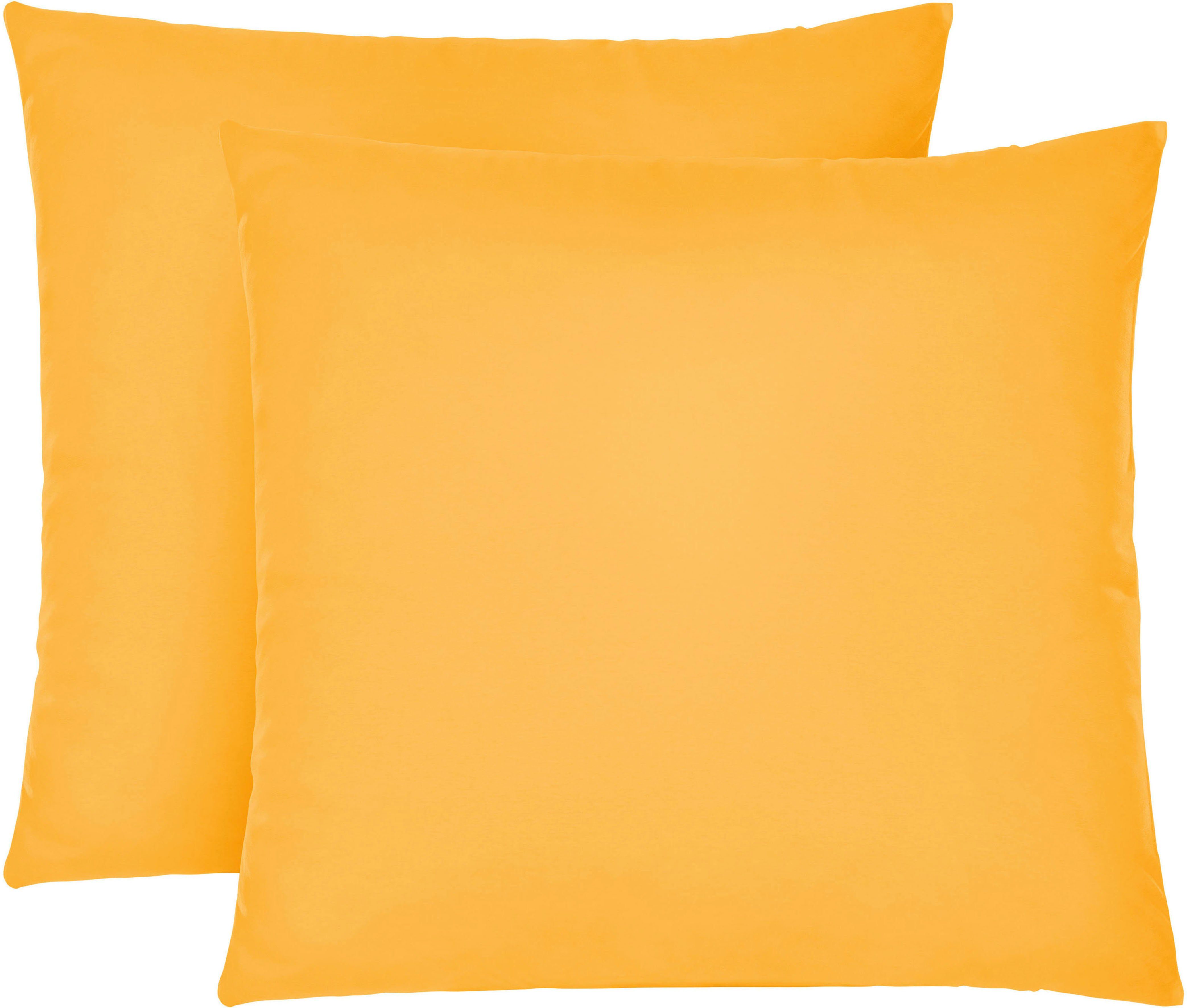 Biberna Kissenbezug Michi Feinjersey mit Reißverschluss, (2 Stück), verschi günstig online kaufen