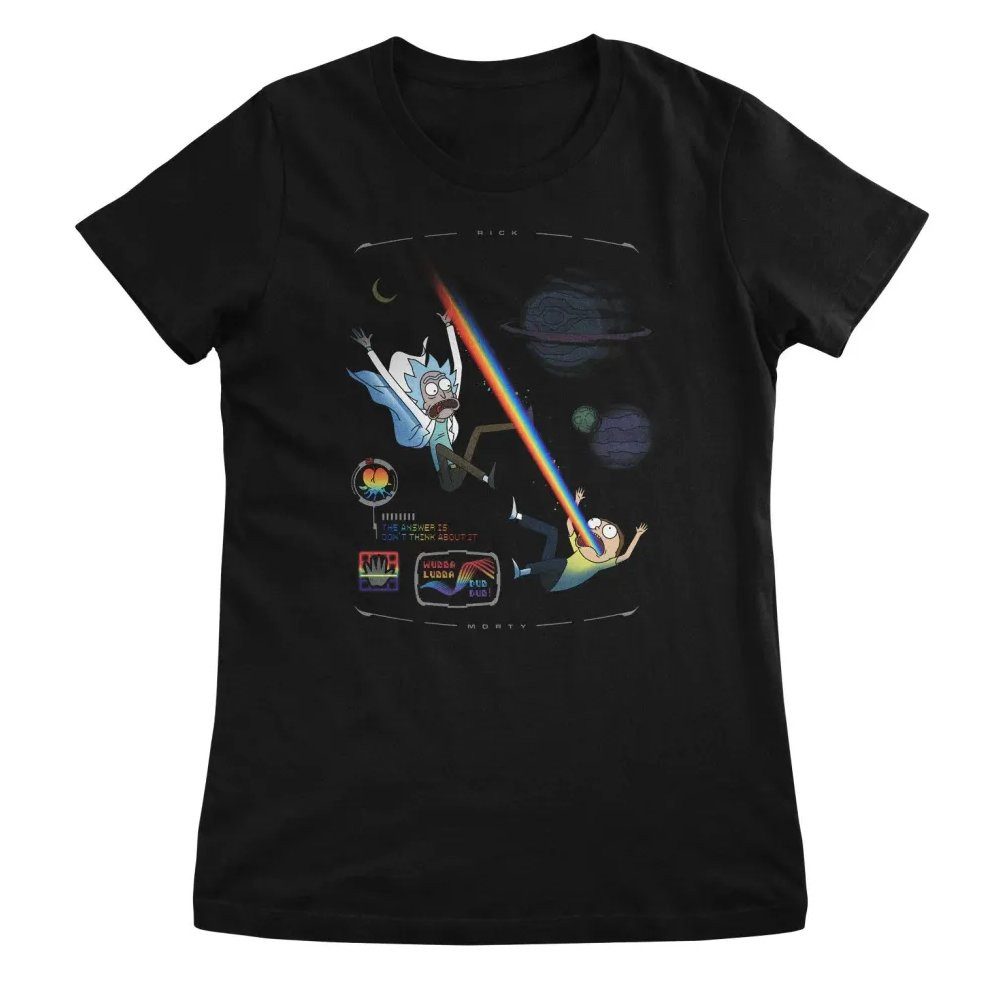 Rick and Morty T-Shirt Wubba Lubba Dub Girly Tee