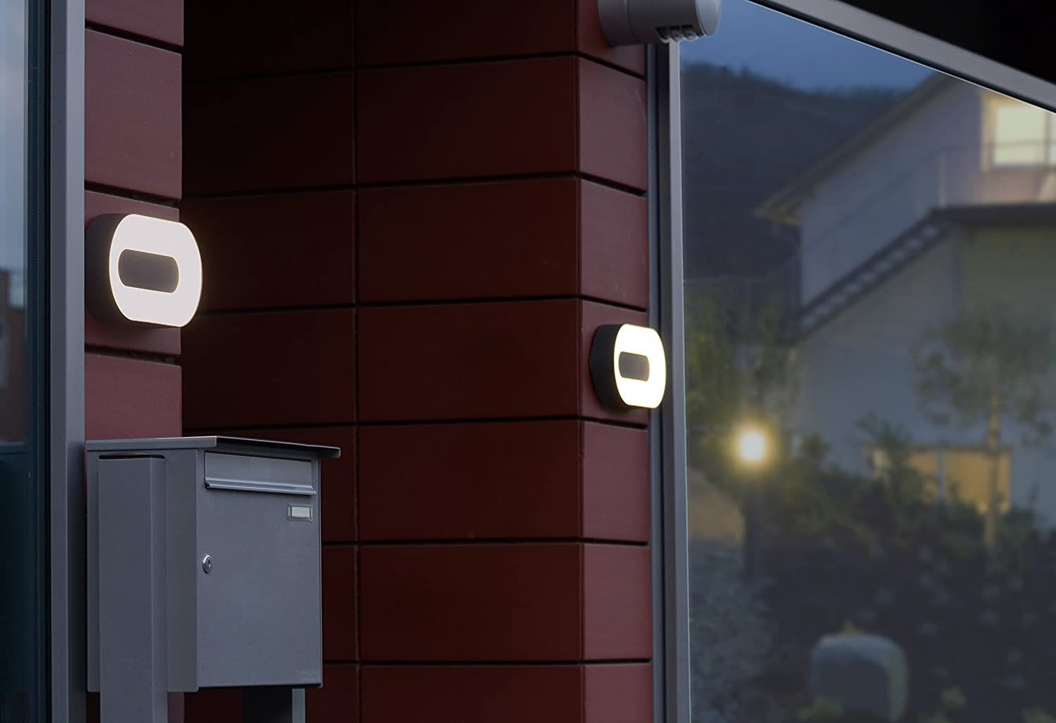 ECO-LIGHT Außen-Wandleuchte 3491LSIEco-Light Wandleuchte "UBLO" oval 10W 570lm