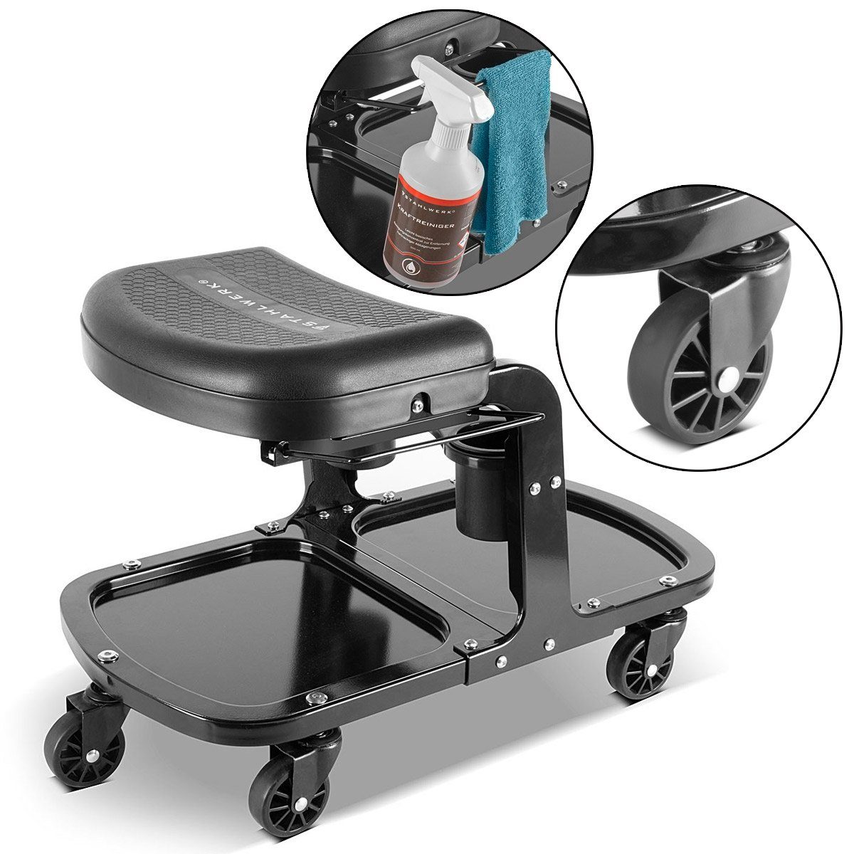 STAHLWERK Тележка для мастерских Werkstatthocker WRS-135 ST bis 135 kg belastbar, max. Traglast:135 kg, (1-tlg)
