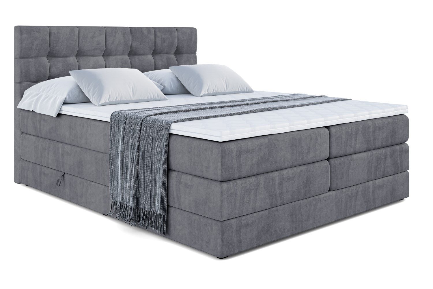 ALTDECOR Boxspringbett BERO KING (Multipocket-Matratze H4 günstig online kaufen