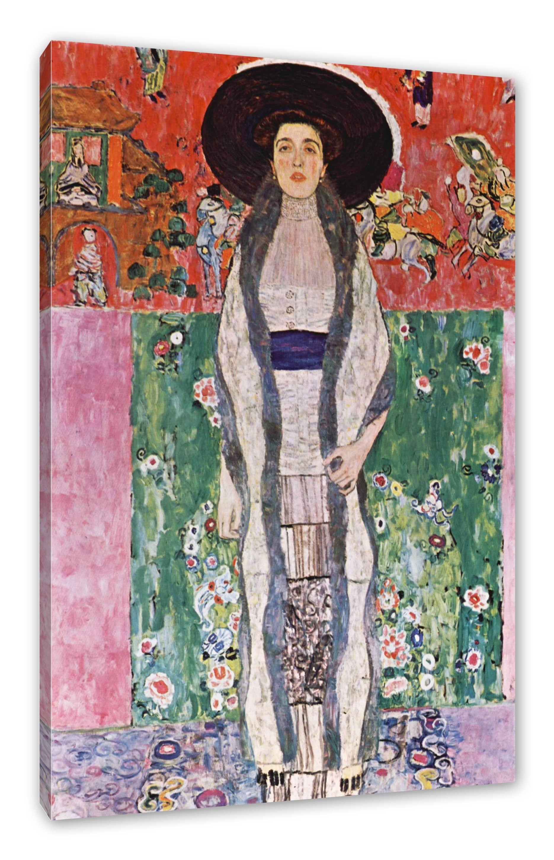 Pixxprint Leinwandbild Gustav Klimt - Adele Bloch-Bauer II, Gustav Klimt - Adele Bloch-Bauer II (1 St), Leinwandbild fertig bespannt, inkl. Zackenaufhänger