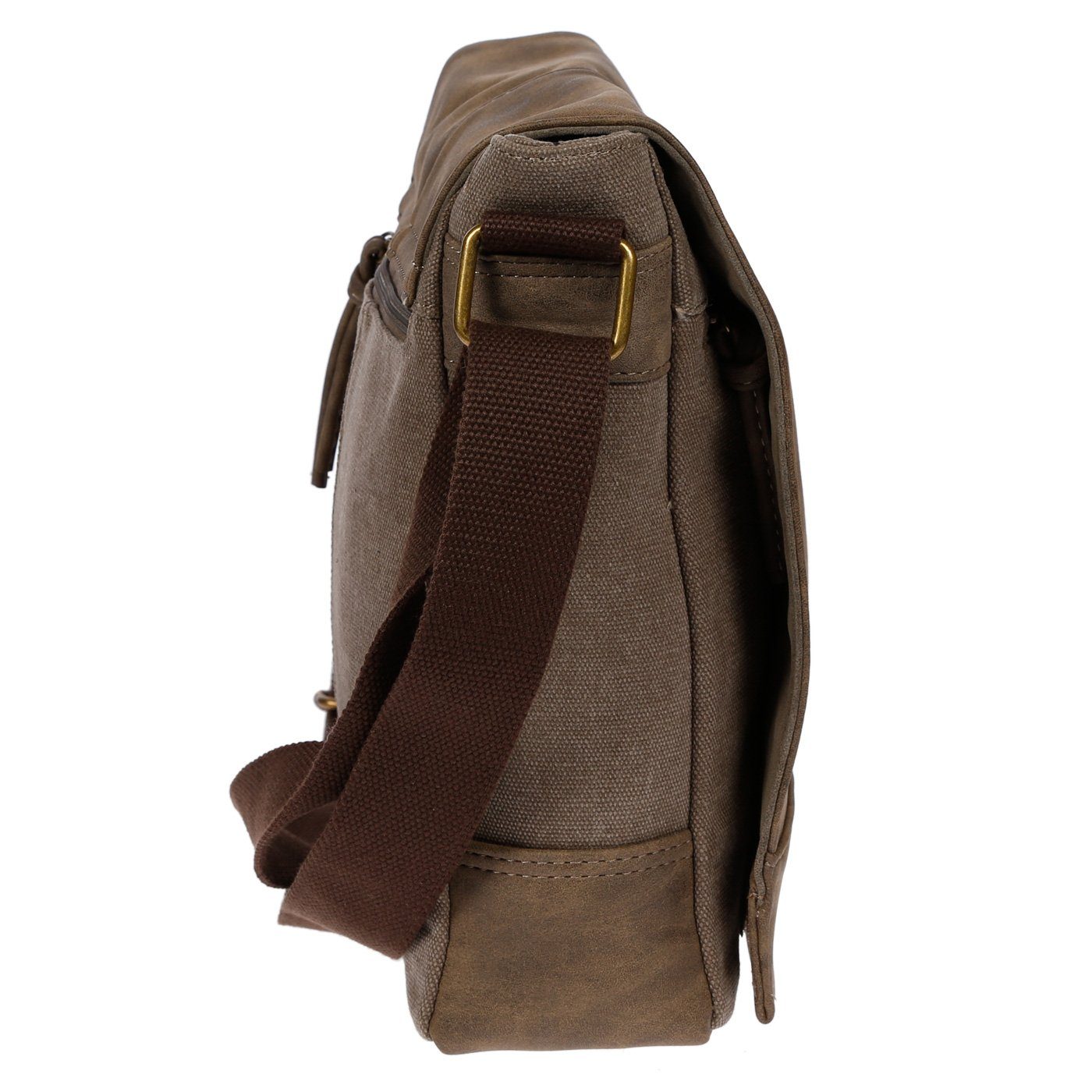 Christian Wippermann Henkeltasche Canvas Herren Damen Umhängetasche Schultertasche (1 tlg)