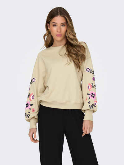 ONLY Sweatshirt ONLBROOKE L/S O-NECK FLOWER SWT