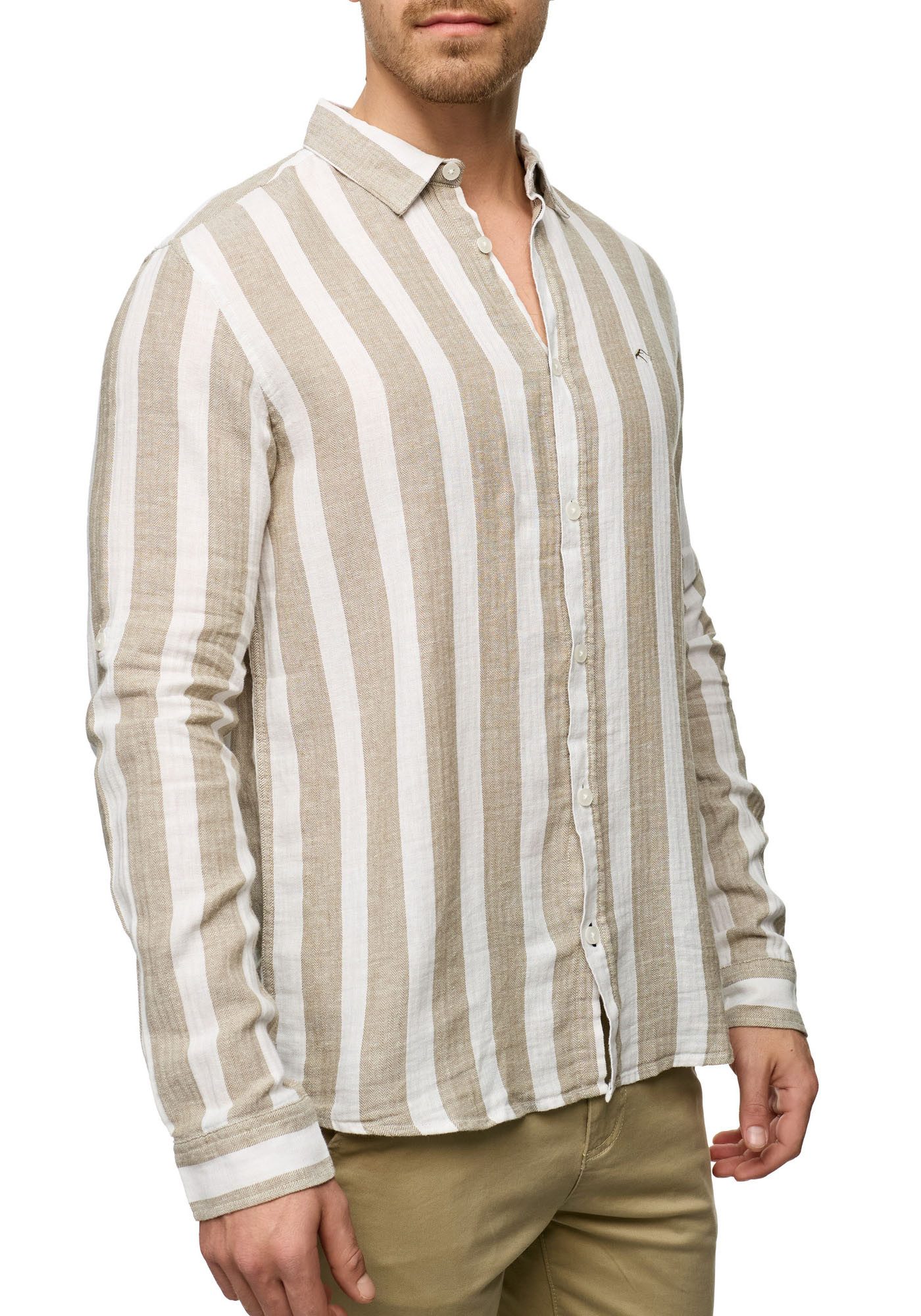 Indicode Langarmhemd INDonuld günstig online kaufen