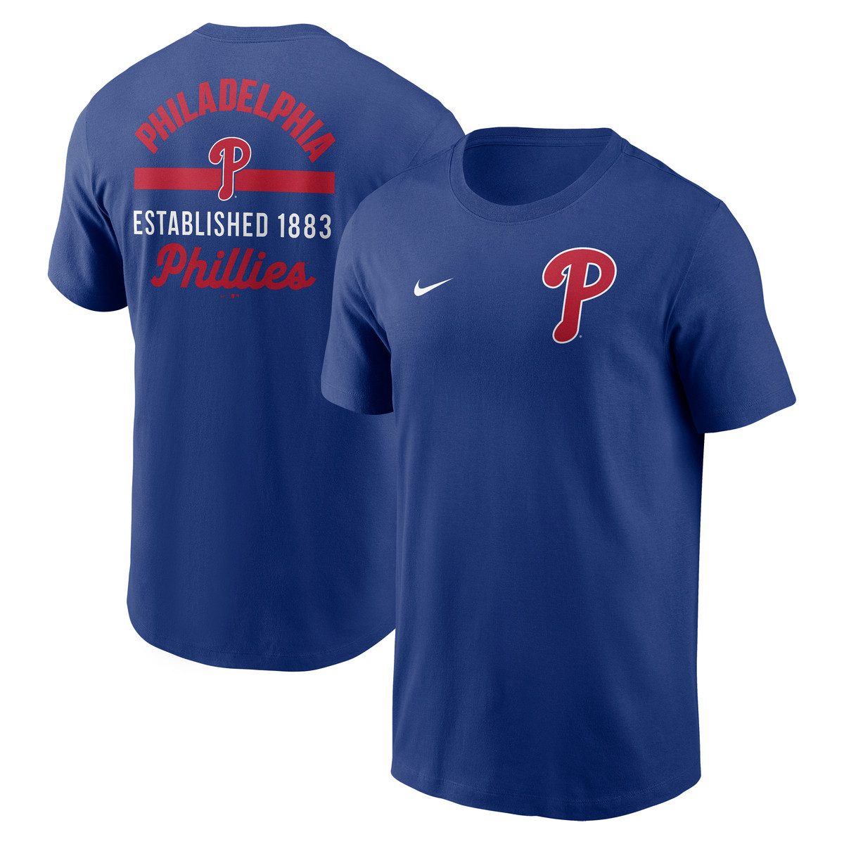 Nike T-Shirt Nike Shirt Philadelphia Phillies Nike MLB 2 Hit Cotton
