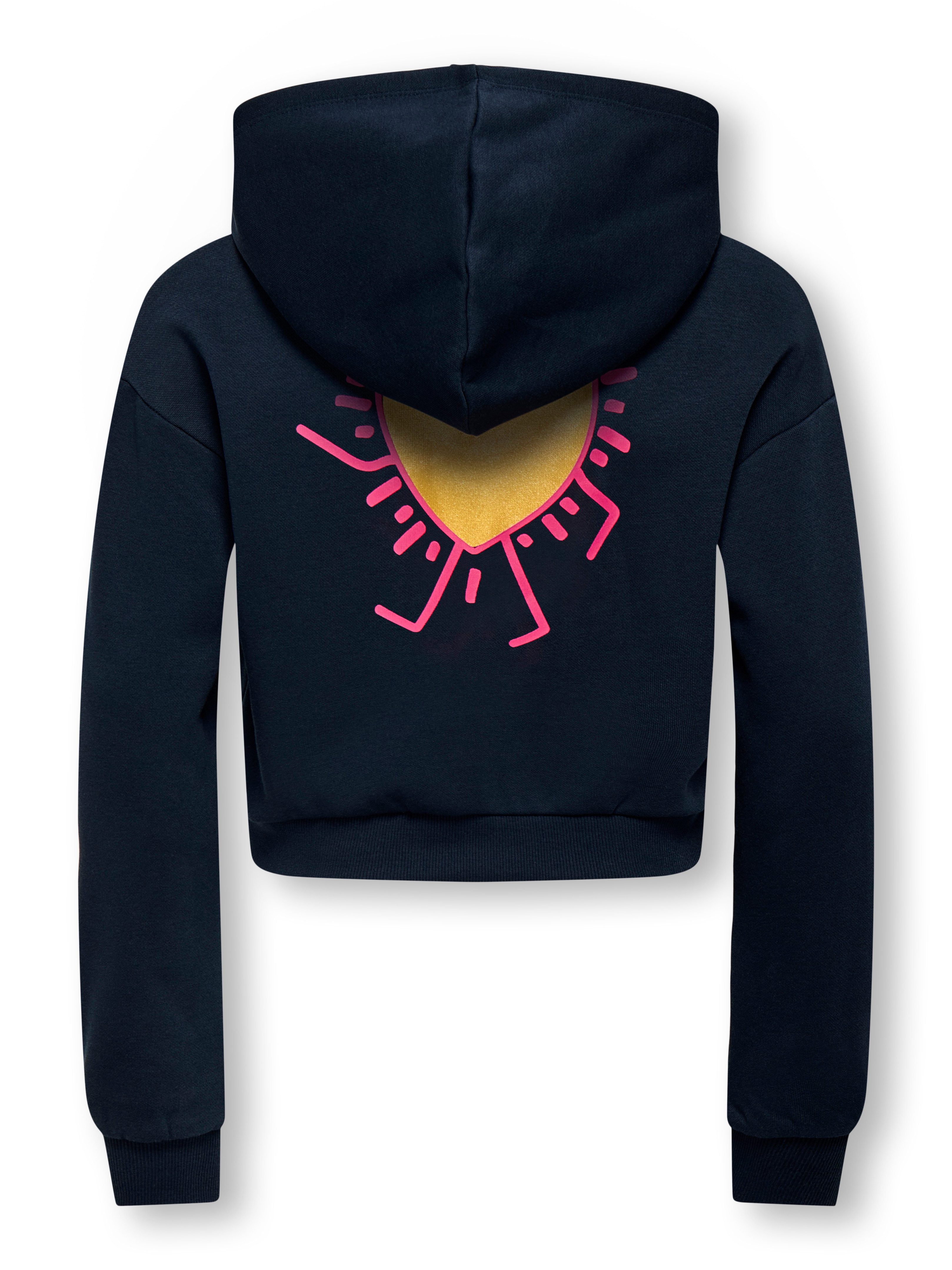 KIDS ONLY Kapuzensweatshirt KOGCOOPER LIFE LOV E LS HOOD FR SWT Baumwollmischung, regular fit