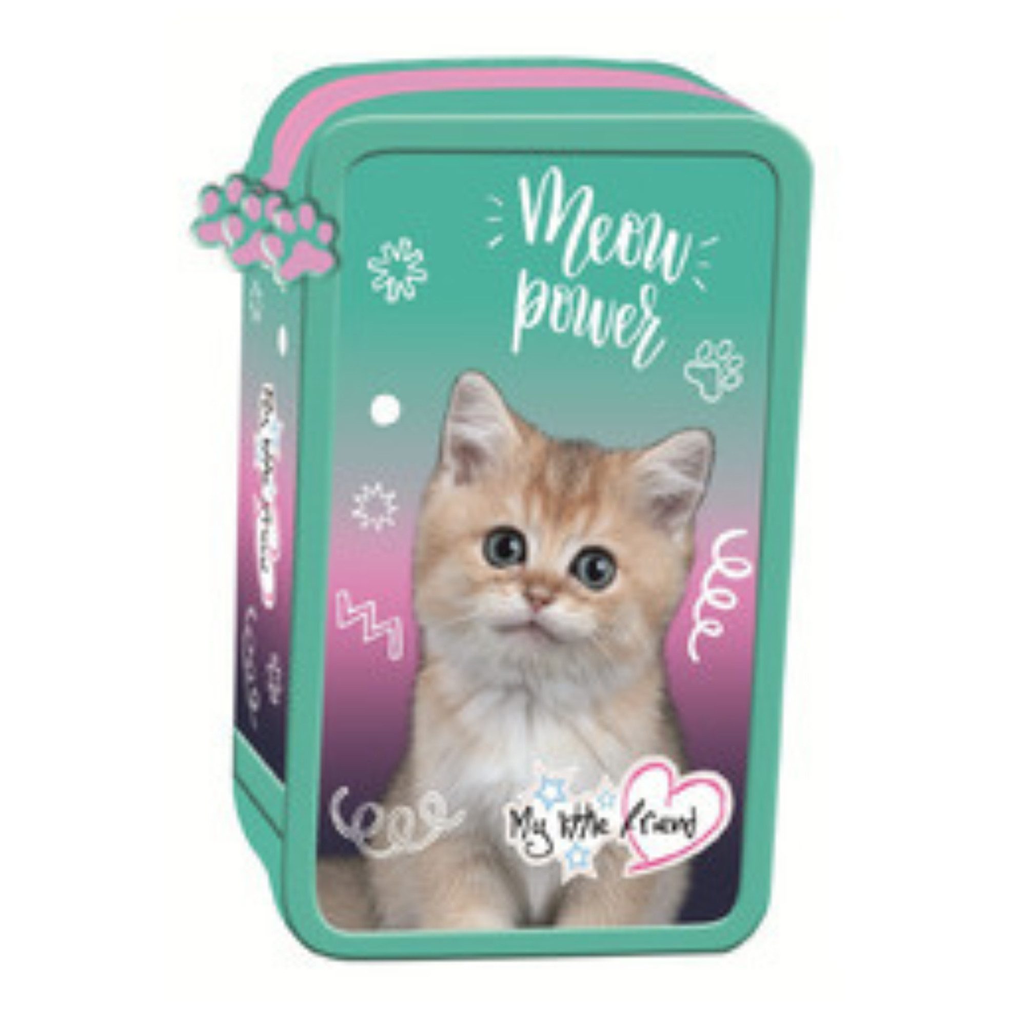 GOLDKIDS Federmäppchen - Federmäppchen 3 Fächer -, (Mäppchen für Mädchen und Jungen -, Federmappe 3-Fach Federtasche 44), teilig Gefüllte Schüleretui Schulmäppchen