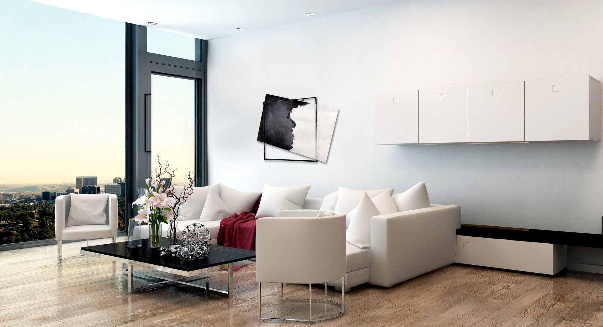 KUNSTLOFT Gemälde Immorality and Ethics 90x80 cm, Leinwandbild 100% HANDGEMALT Wandbild Wohnzimmer