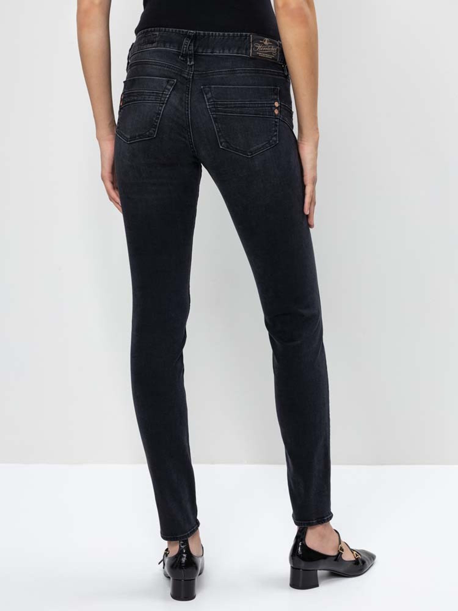 Herrlicher Slim-fit-Jeans 5705, Touch Slim Denim Black Stretch