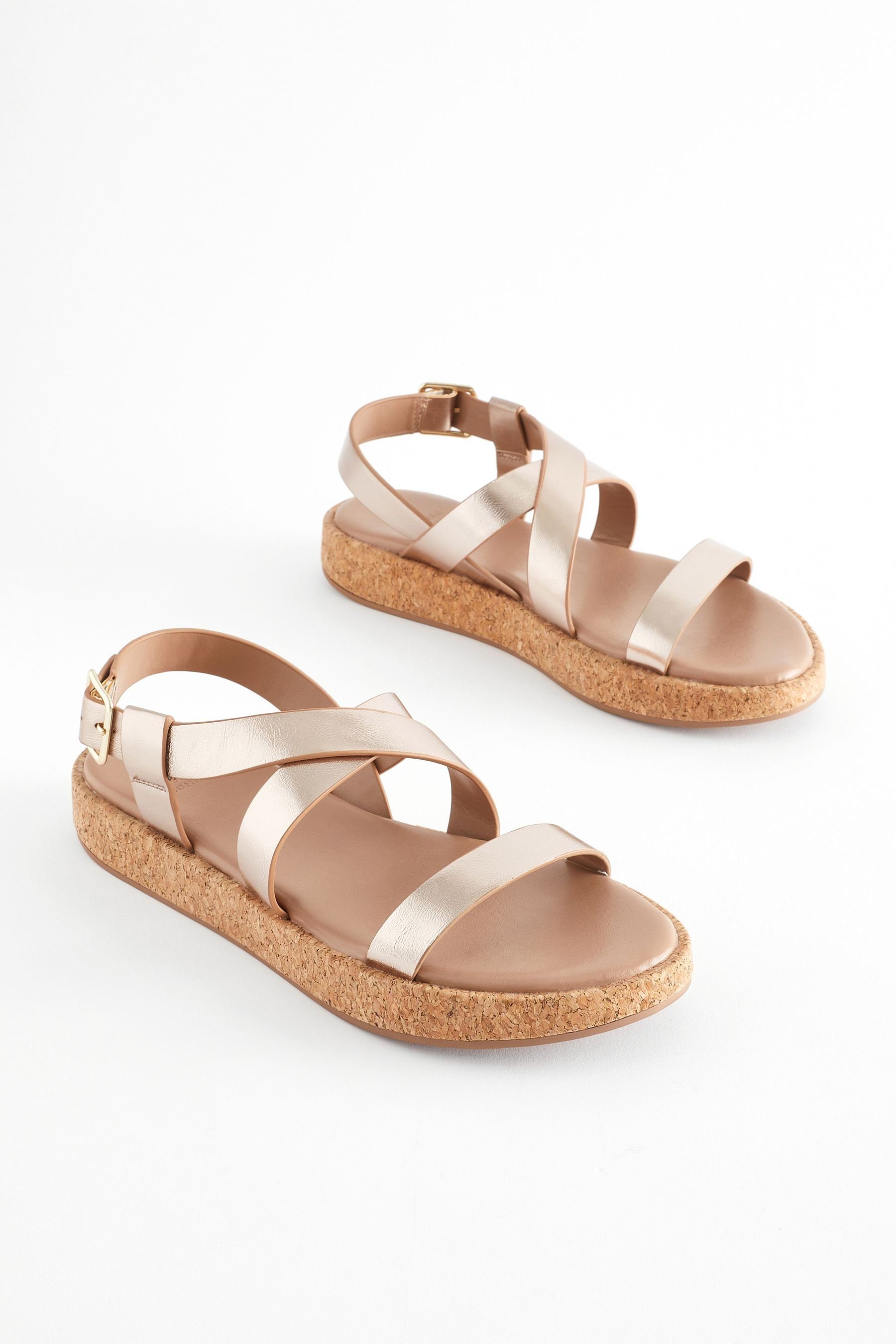 Next Forever Comfort® Plateausandalen mit Riemen Riemchensandale (1-tlg) günstig online kaufen